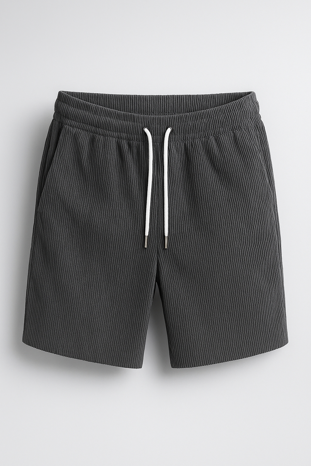Pantaloncini casual in velluto con coulisse Pelle Uomo - Grigio - casual coulisse milanie | pantaloncini casual in velluto con coulisse - €25 pantaloncini pantaloncini casual pelle short Summer shorts uomo velluto - Concept Palermo