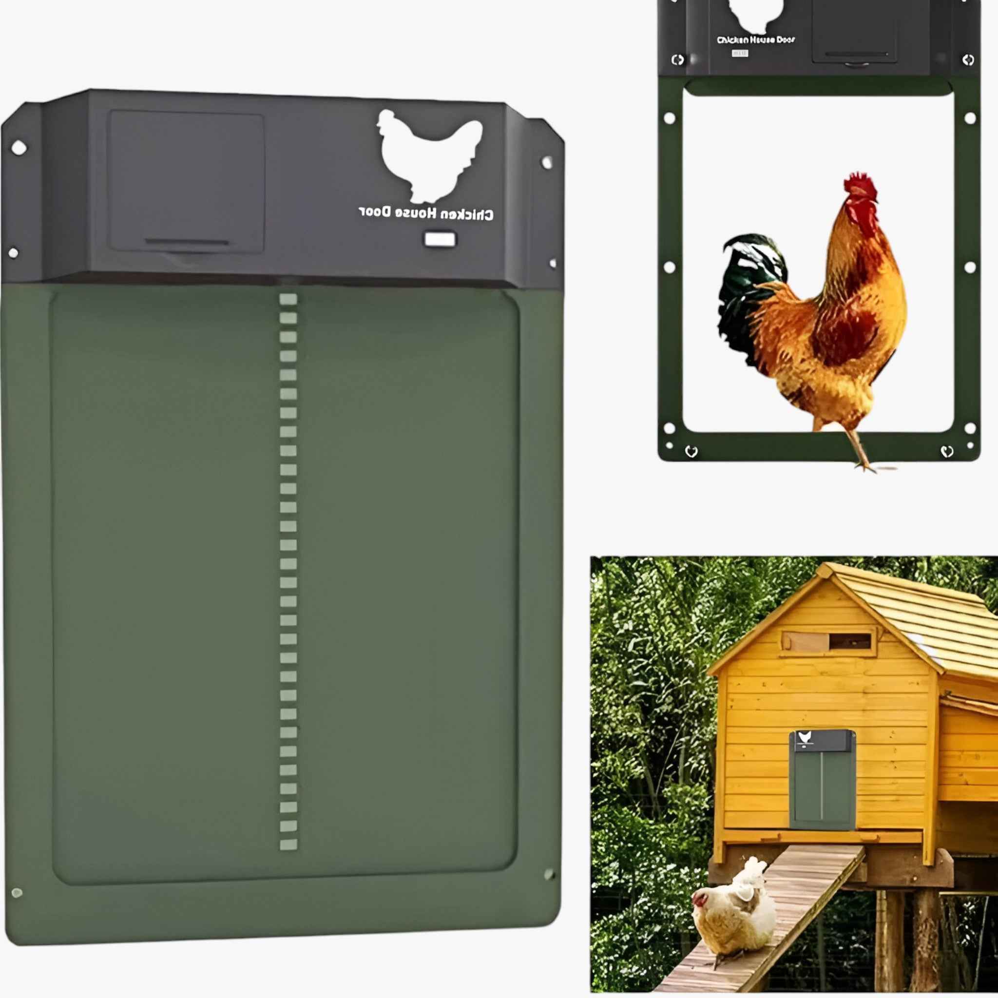 Porta Automatica Solare PRO+ per Pollaio - Sensori Luce & Timer Intelligente - - automatique capteurs cross-from-marche-lino-15830711664989 crépusculaire minuterie New-google new_for_google ouverture porte porte poulailler poulailler - Concept Palermo