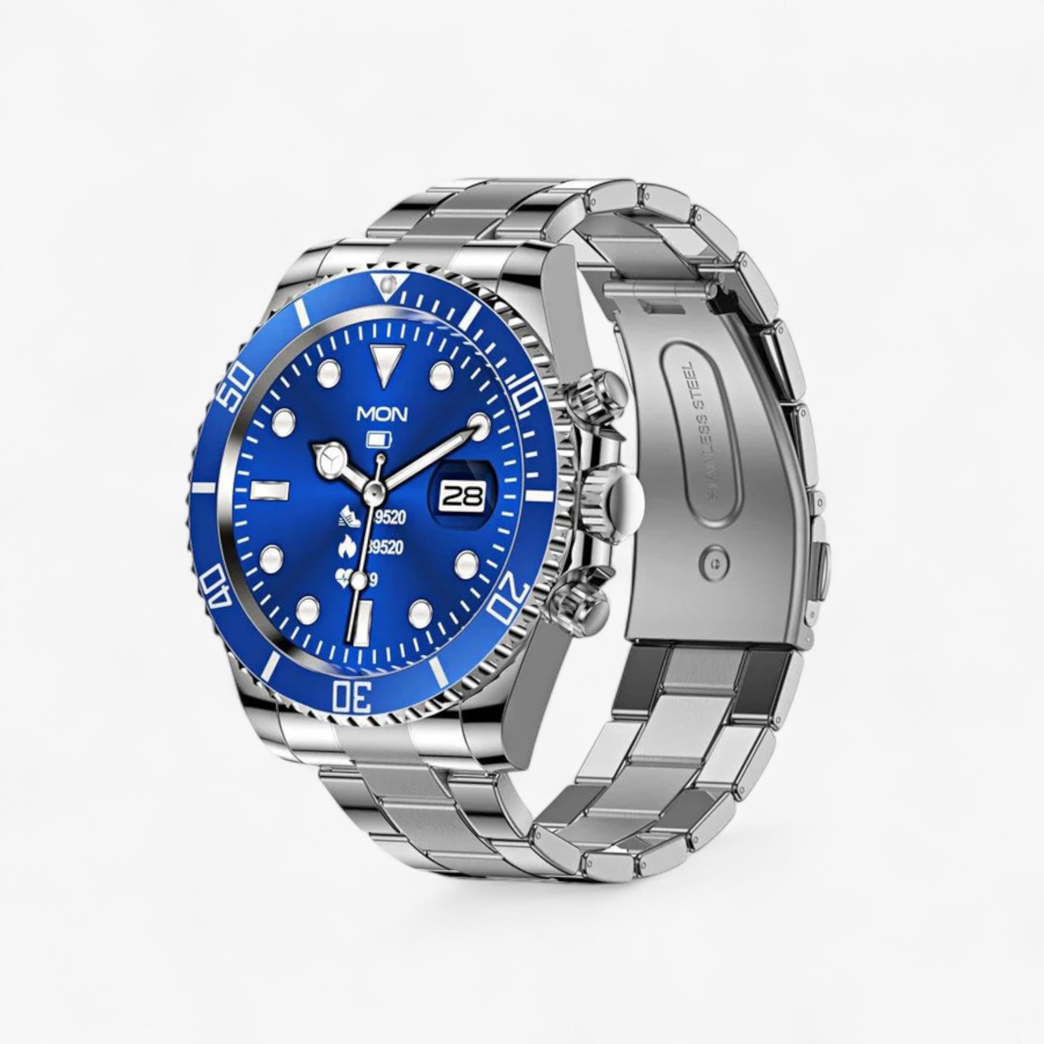 Smartwatch Uomo Hulk™ Verde Militare - Cardio, Sonno, Frequenza Cardiaca, Sportivo - Blu - cardiaca frequenza hulk hulk smartwatch monitoraggio Smart Watches smartwatch uomo watches wistwatches - Concept Palermo