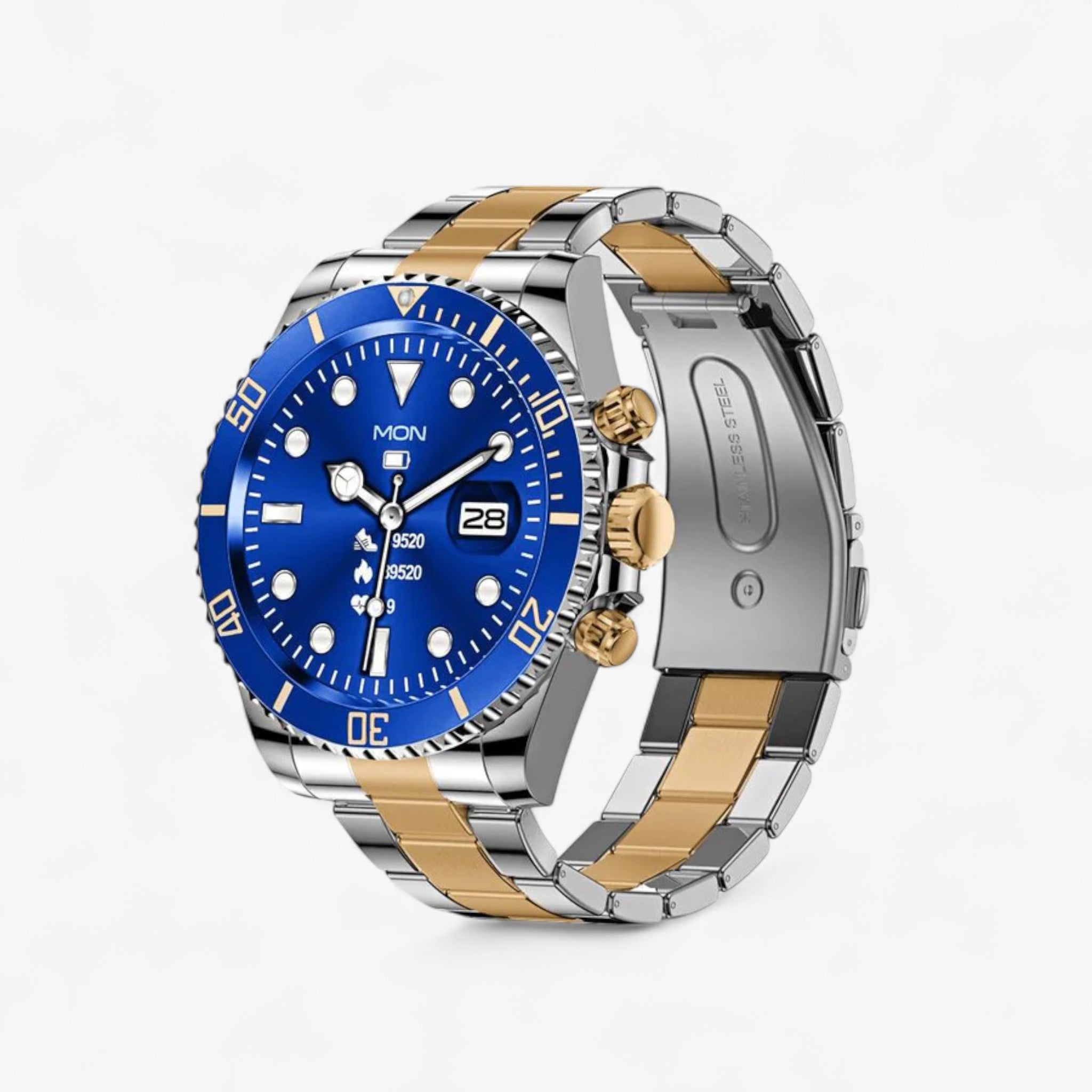 Smartwatch Uomo Hulk™ Verde Militare - Cardio, Sonno, Frequenza Cardiaca, Sportivo - Blu Oro - cardiaca frequenza hulk hulk smartwatch monitoraggio Smart Watches smartwatch uomo watches wistwatches - Concept Palermo