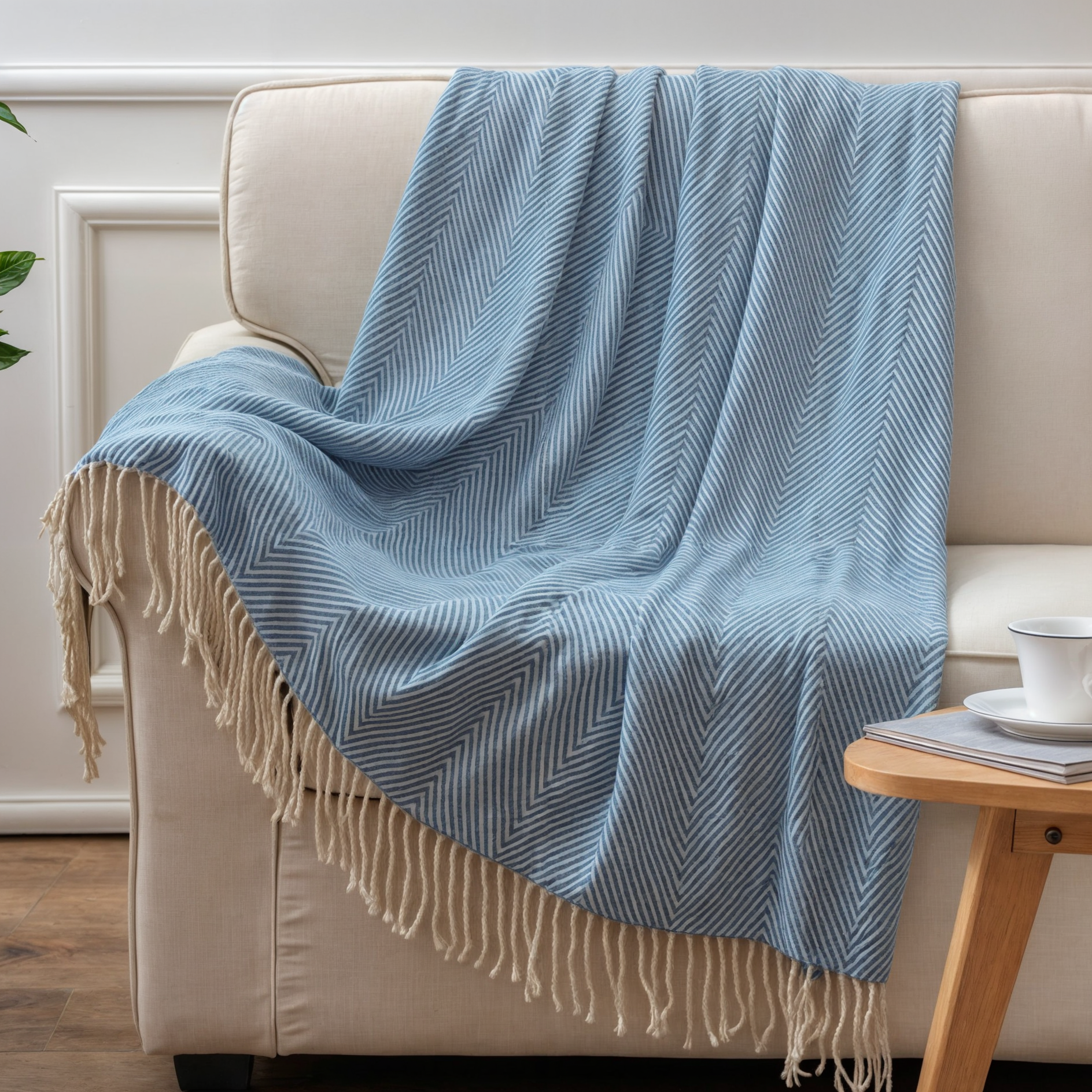 Plaid in Acrilico Striato Esclusivo Morbidezza e Comfort Incomparabili, Si Consiglia la Pulizia Professionale Uomo - - acrilico Bedding & Throws comfort consiglia Decor esclusivo home & garden incomparabili morbidezza plaid - Concept Palermo