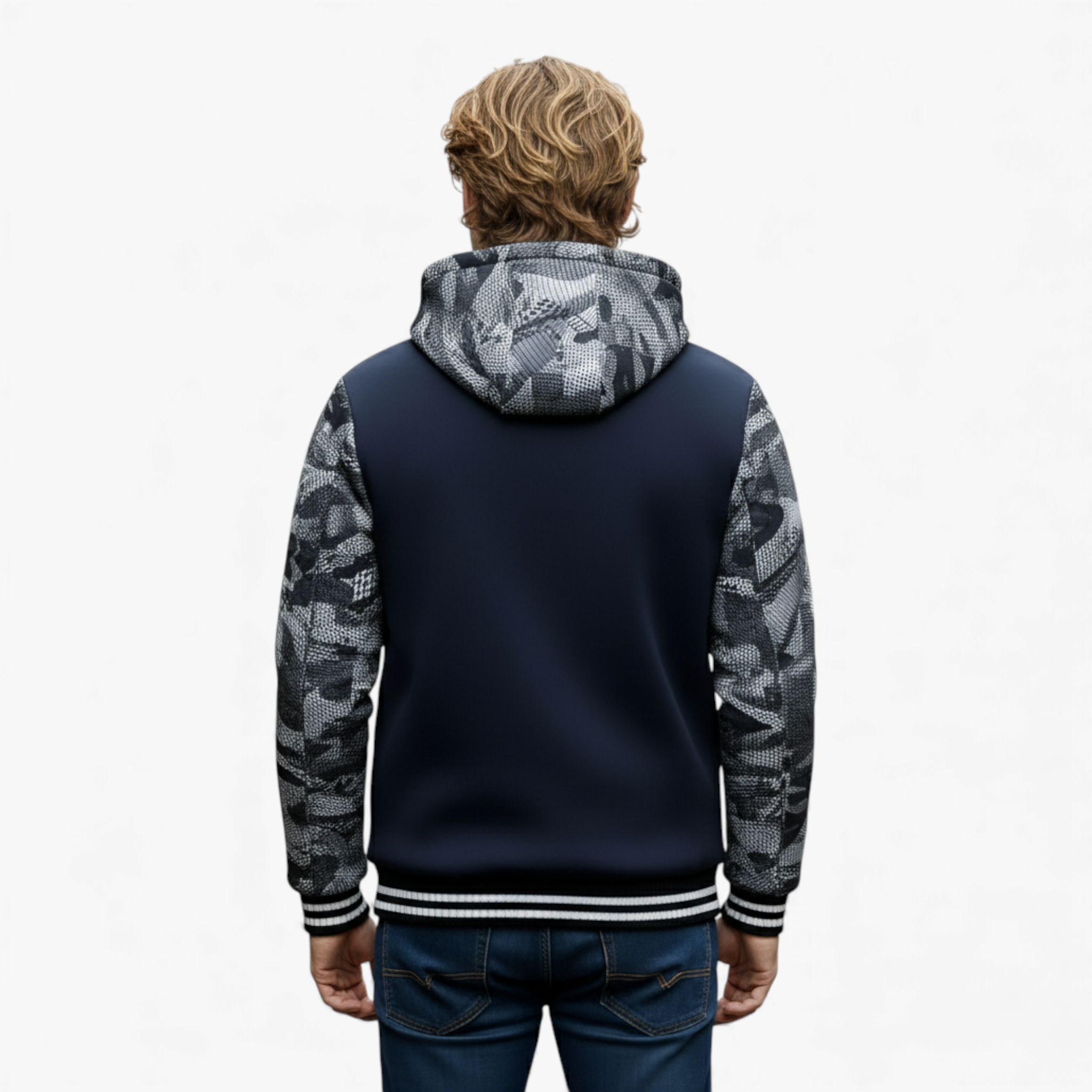 Giacca Invernale Uomo Con Cappuccio Pile - - abbigliamento sportivo cappuccio giacca giacca calda giacca casual giacca con cappuccio giacca da uomo giacca in pile giacca invernale giacca per attività all'aperto giubbotti da uomo invernale pile pile morbido uomo - Concept Palermo