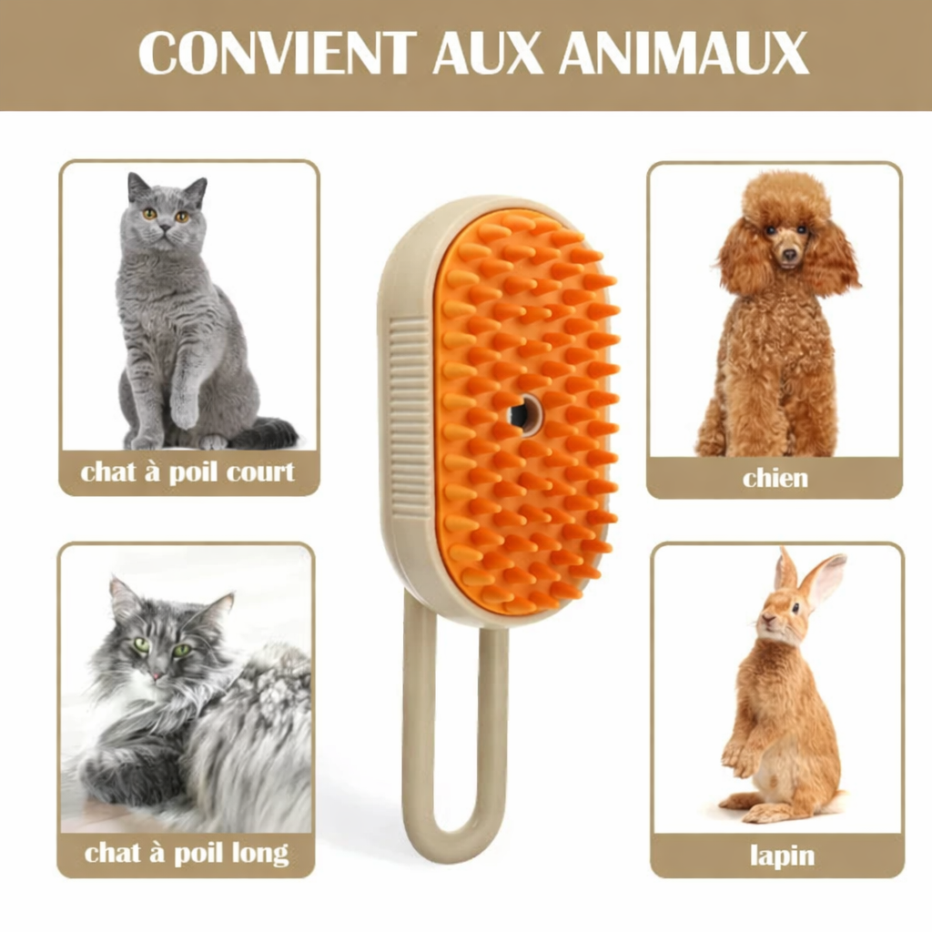 Strumento di Toelettatura 3 in 1 per Animali Accessori per Animali - - accessoires pour animaux animaux brosse 3 en 1 brosse à animaux cross-from-marche-lino-15849654550877 New-google outil outil de toilettage outil toilettage outils de toilettage peigne de toilettage soin des animaux toilettage toilettage chat toilettage chien vaporisateur épilateur de poils - Concept Palermo