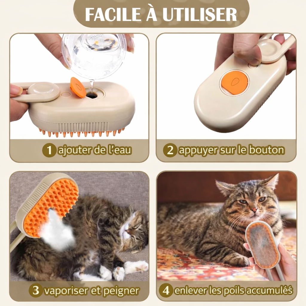 Strumento di Toelettatura 3 in 1 per Animali Accessori per Animali - - accessoires pour animaux animaux brosse 3 en 1 brosse à animaux cross-from-marche-lino-15849654550877 New-google outil outil de toilettage outil toilettage outils de toilettage peigne de toilettage soin des animaux toilettage toilettage chat toilettage chien vaporisateur épilateur de poils - Concept Palermo