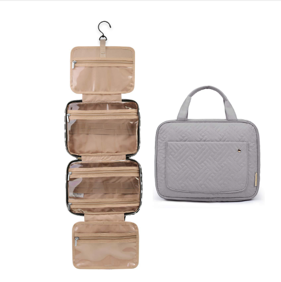 Borsa da toilette grande e spaziosa Donna - Grigio - Aanbevolen-tag bags borsa borsa toilette cosmetics donna spaziosa toilette women - Concept Palermo