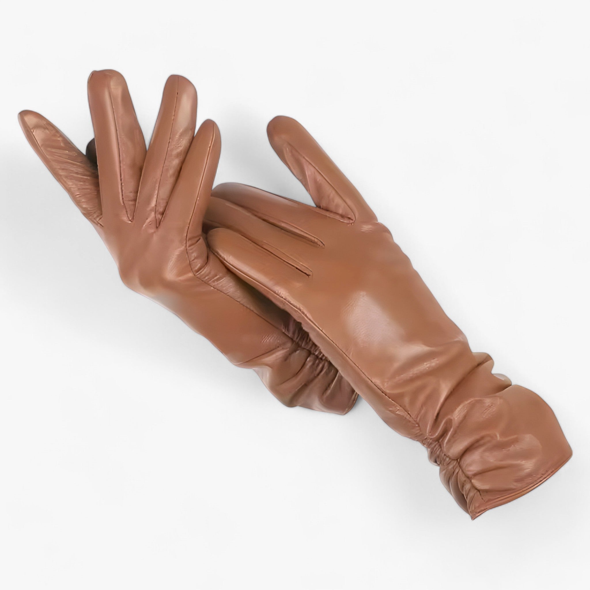 Guanti da donna in pelle di pecora - Stile classico e protezione invernale - Cachi - donna gloves & mittens guanti guanti donna invernale pecora pelle protezione - Concept Palermo