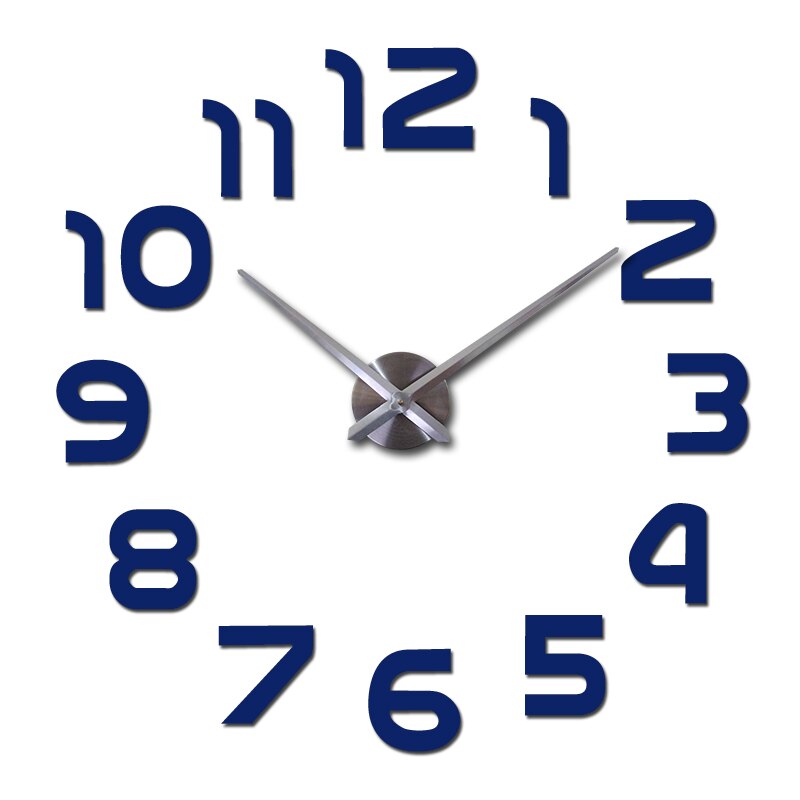 Grande orologio da parete in acrilico 3D Modern Time Display - Aggiunge un design e profondità al tuo spazio Uomo - - acrilico aggiunge design display home & garden modern orologio orologio parete wall clocks - Concept Palermo