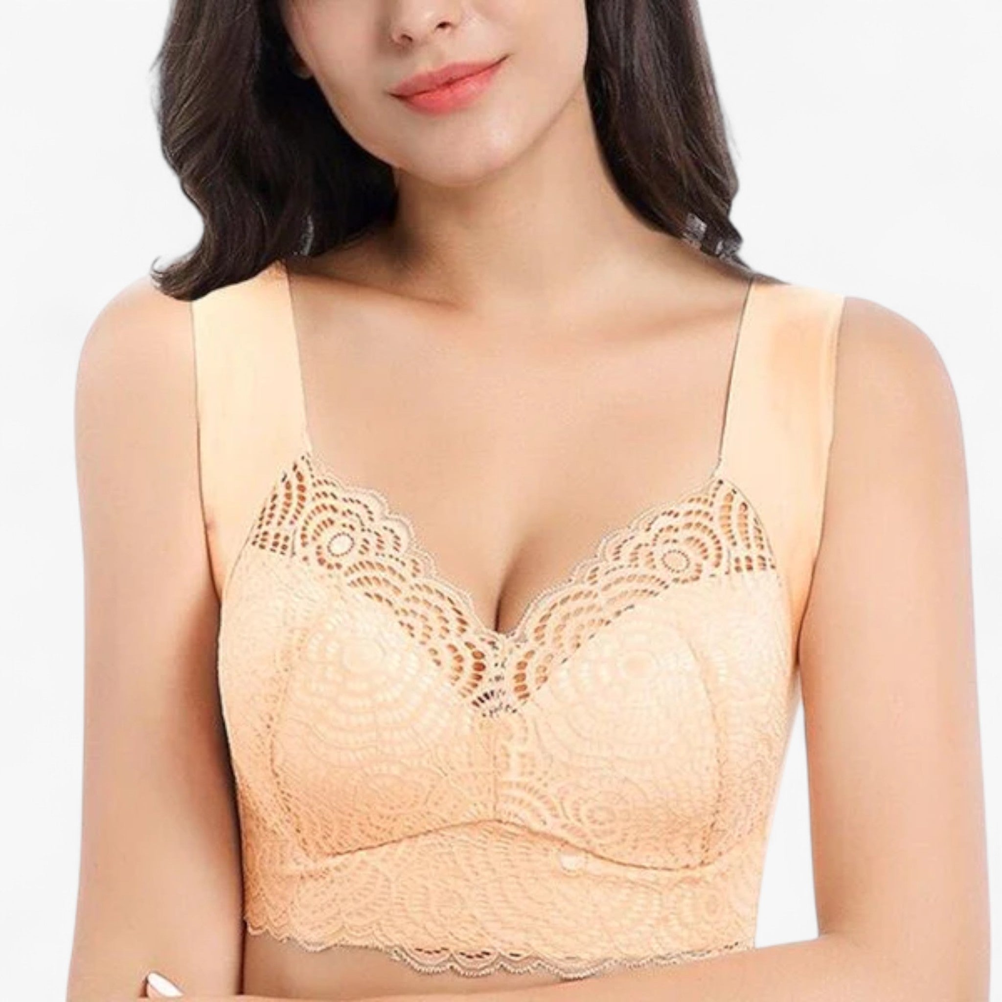 Reggiseno Anti-Sudore Livia™ Donna - Traspirante, Comfort Ottimale, Tessuto Morbido - Beige - anti bra donna livia reggiseno reggiseno anti sudore women's underwear - Concept Palermo