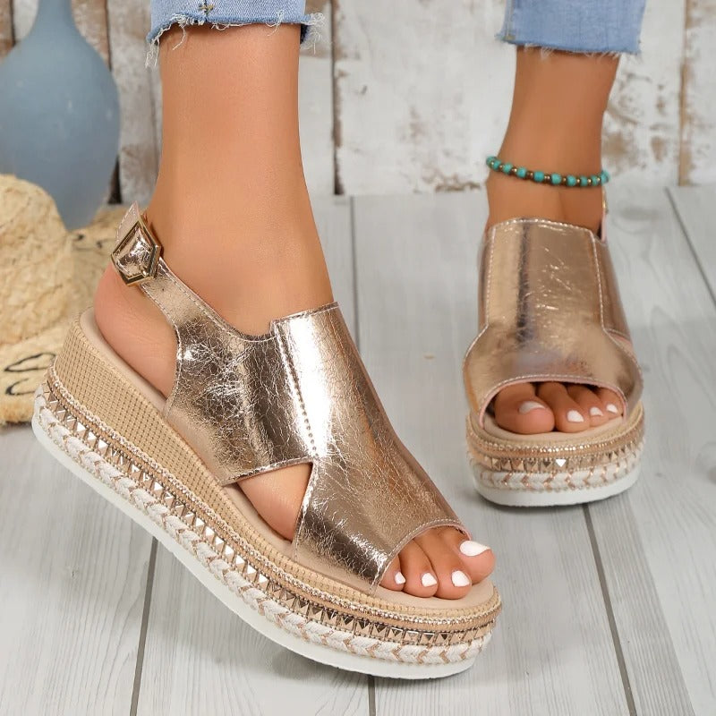 Sandali Ortopedici Donna Comfort con Supporto Arco Plantare per Lavoro e Tempo Libero - - comfort donna medici sandali sandali medici sandals women sandals - Concept Palermo