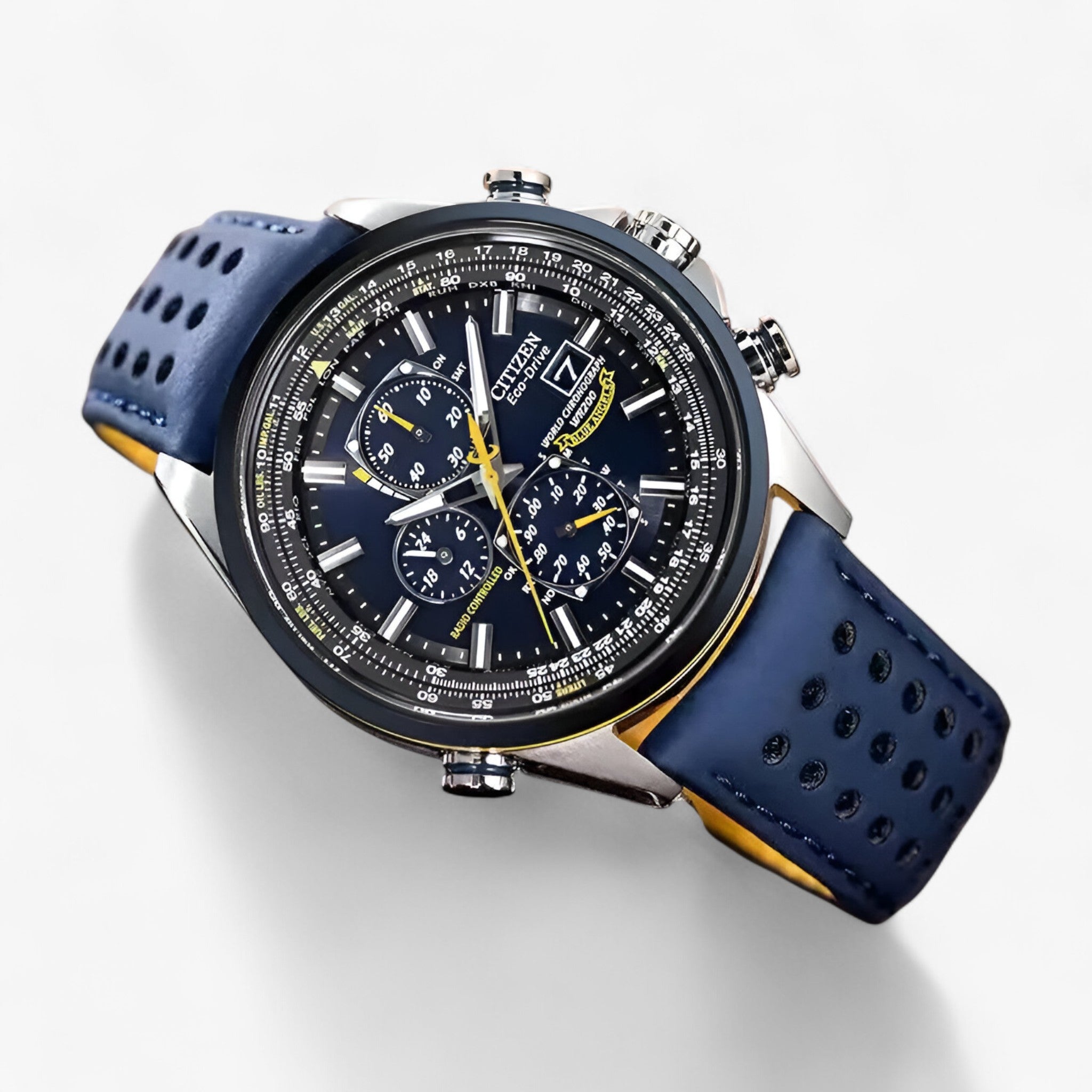 Orologio Cronografo Uomo MultiSteel 42mm, Acciaio Argento con Quadrante Blu Elegante - - acciaio cronografo multisteel orologio orologio cronografo uomo vero watches WATCHES FOR MEN - Concept Palermo
