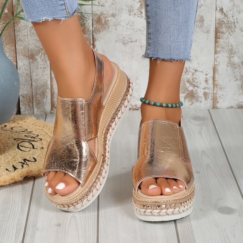 Sandali Ortopedici Donna Comfort con Supporto Arco Plantare per Lavoro e Tempo Libero - - comfort donna medici sandali sandali medici sandals women sandals - Concept Palermo
