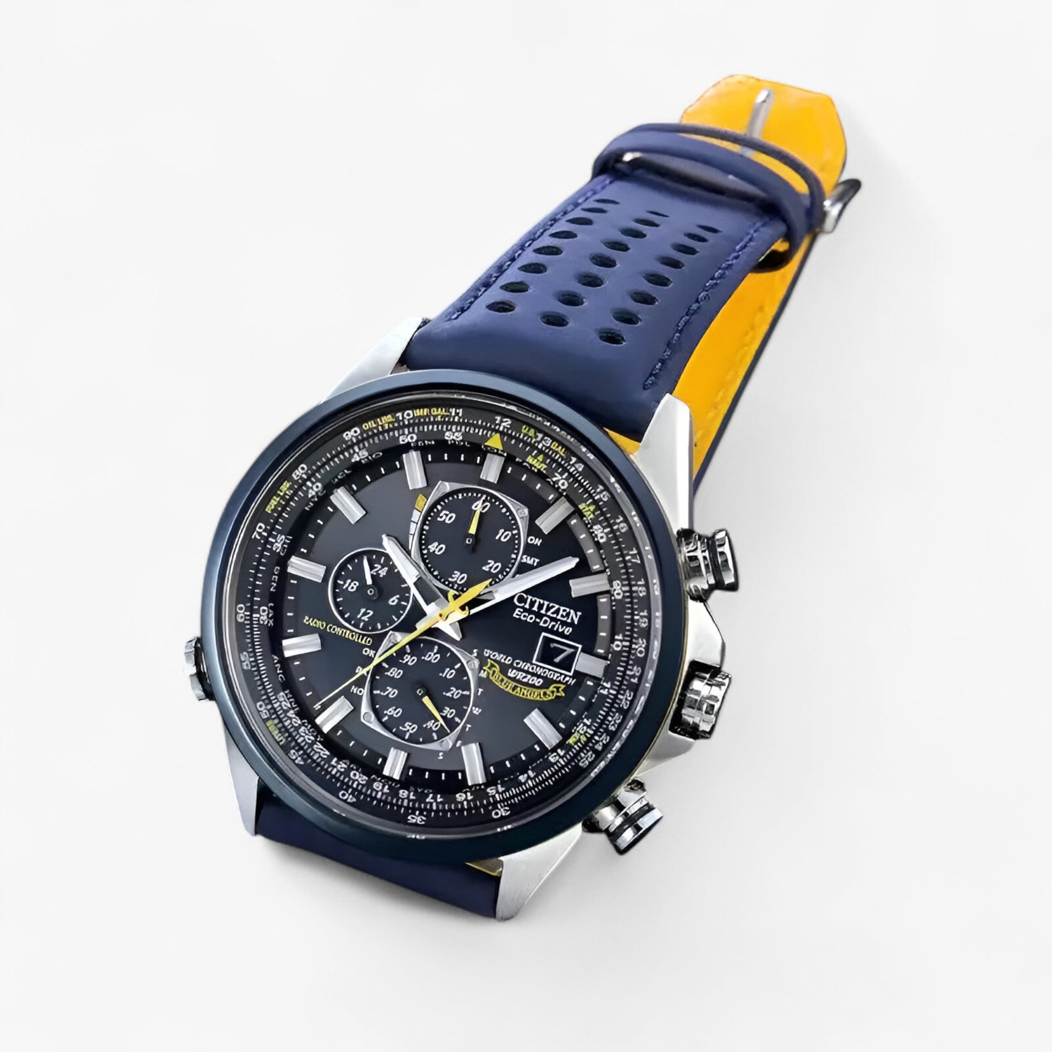 Orologio Cronografo Uomo MultiSteel 42mm, Acciaio Argento con Quadrante Blu Elegante - - acciaio cronografo multisteel orologio orologio cronografo uomo vero watches WATCHES FOR MEN - Concept Palermo