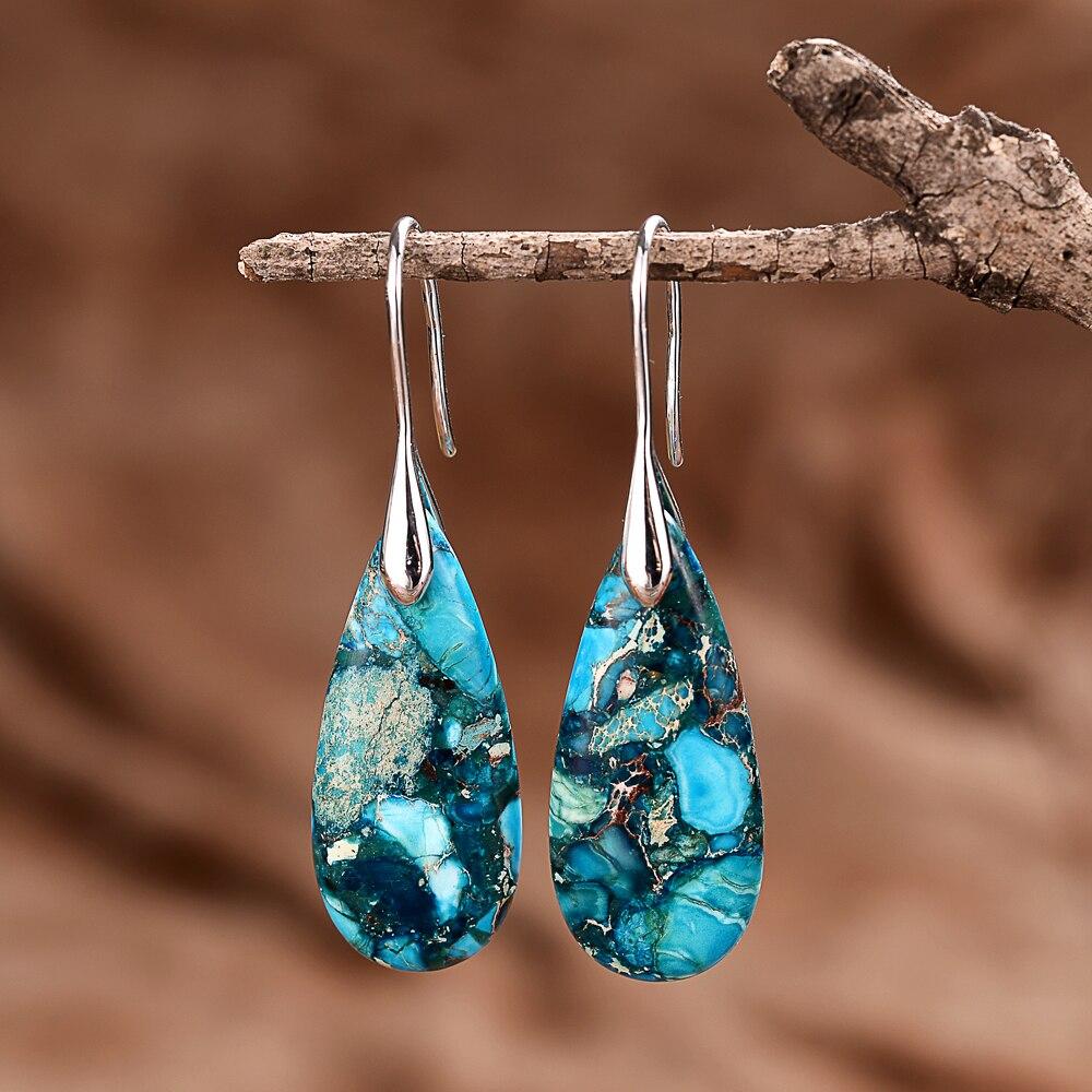 Orecchini Regaliet con Protezione a Goccia OceanEnergy Donna - Argento - donna EARRINGS Earrings for Women Girls goccia jewelry New Fashion Earrings oceanenergy orecchini orecchini regaliet protezione regaliet - Concept Palermo