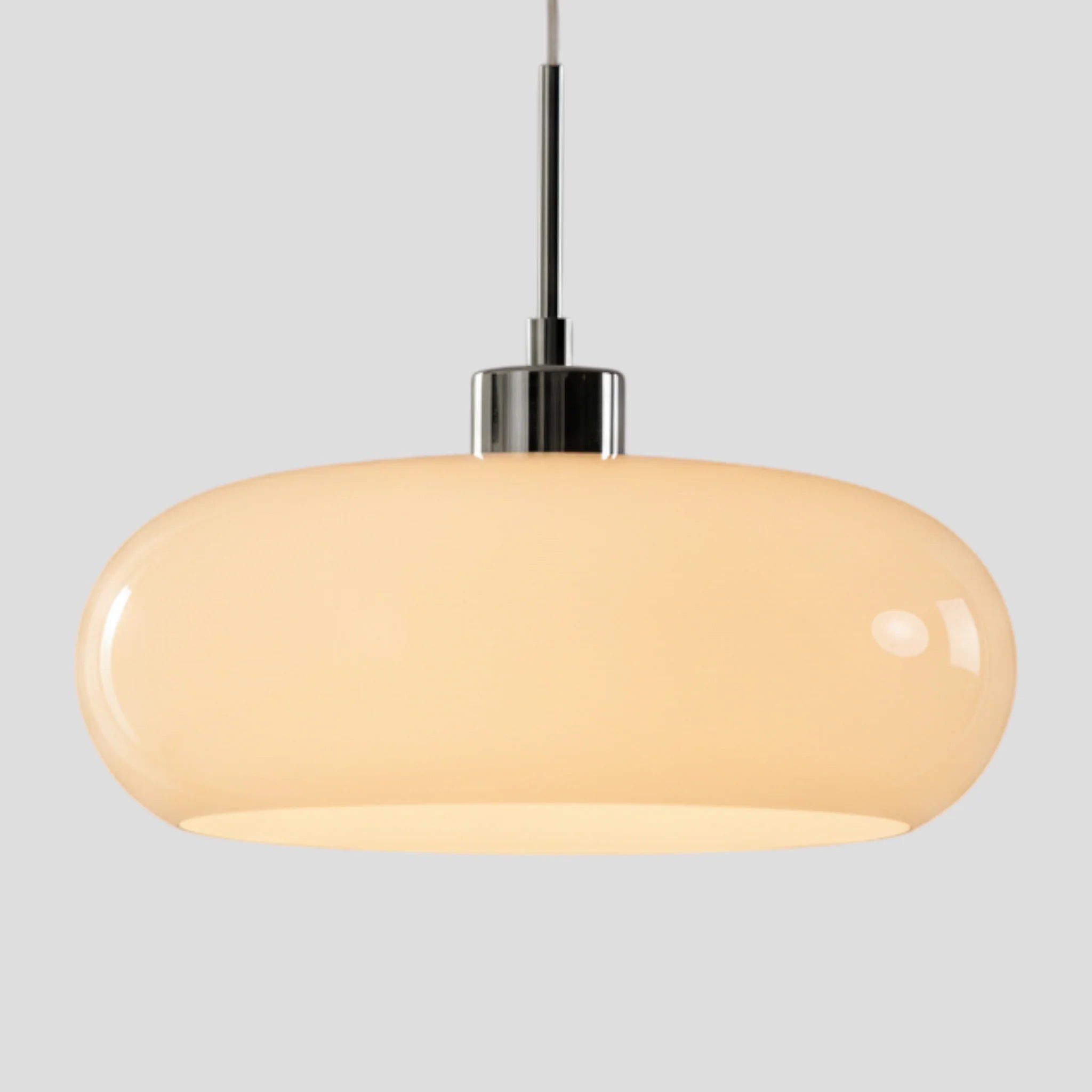 Sospensione da Soffitto in Vetro Paralumi per Illuminazione - Blanc - abats-jour Bauhaus cross-from-marche-lino-15739354612061 design décoration intérieur luminaire mobilier New-google plafond retro suspension suspension plafond verre vintage éclairage - Concept Palermo