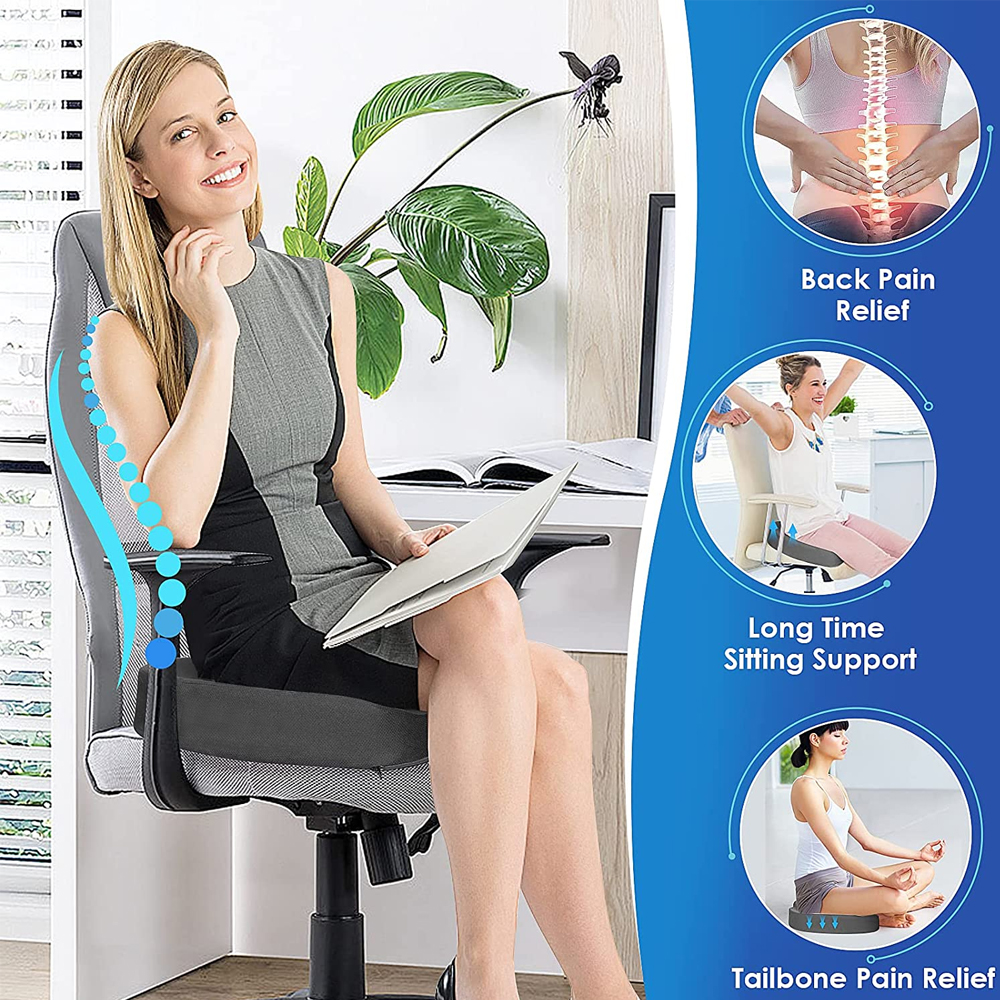 Cuscino Ergonomico Ortopedico per Seduta - Sollievo Dolore Anca e Schiena Basso - - alla alle cushion dolori ortho comfort seat | riduce i dolori alle anche e alla schiena - € ortho pillow Pillow riduce riduce dolori schiena - Concept Palermo