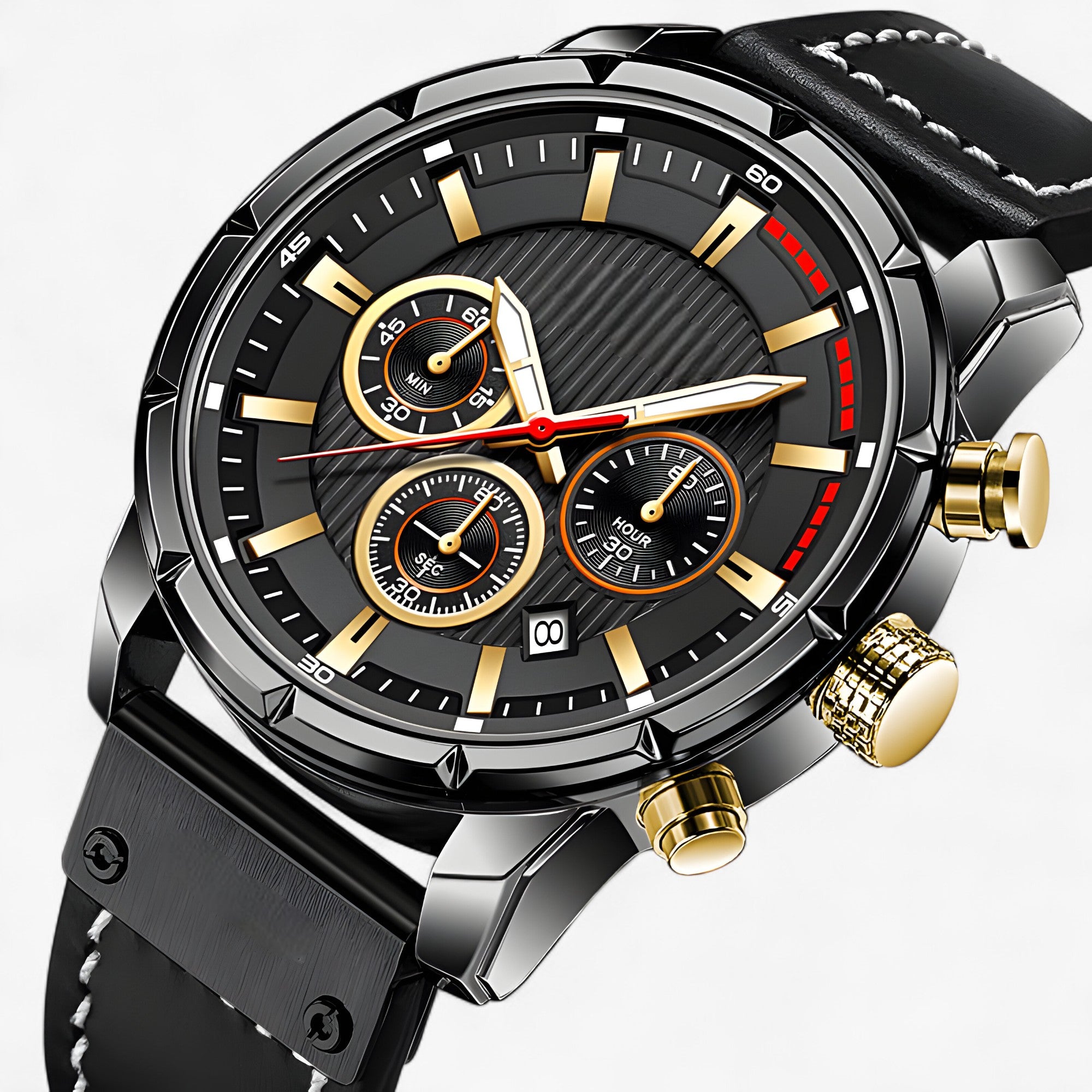 Orologio da Uomo - Stile Robusto con Luce Integrata - - dom titan | orologio da uomo - stile robusto con luce integrata - €25 integrata luce new_for_google_may orologio orologio uomo robusto stile uomo Watches - Concept Palermo