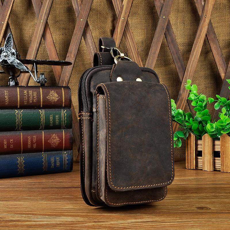 Borsa Uomo Nera in Vera Pelle con Tracolla Regolabile, Ideale per Lavoro e Tempo Libero - - Bags borsa borsa uomo mens wallet pelle uomo vera wallets - Concept Palermo