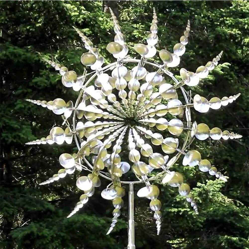 Magico mulino a vento in metallo - - home & garden magico magico mulino metallo mulino vento wind spinner - Concept Palermo