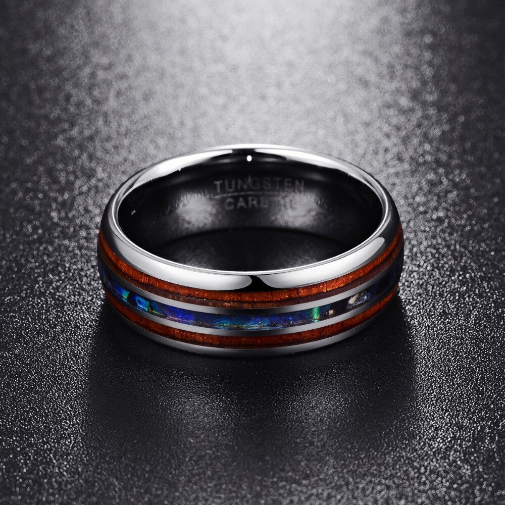 Anello in legno di koa hawaiano - - anello anello legno hawaiano jewelry legno - Concept Palermo