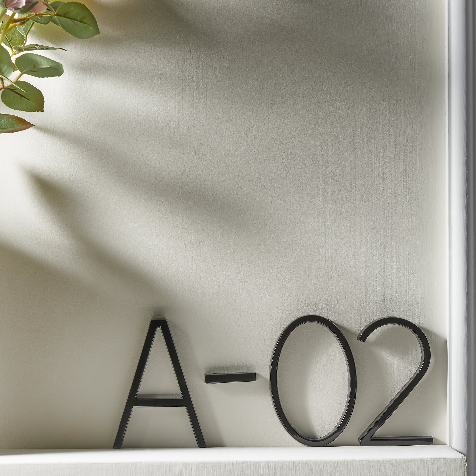 Numeri Civici Neri Moderni in Alluminio per Esterno - - civici home home & garden neri numeri numeri civici - Concept Palermo