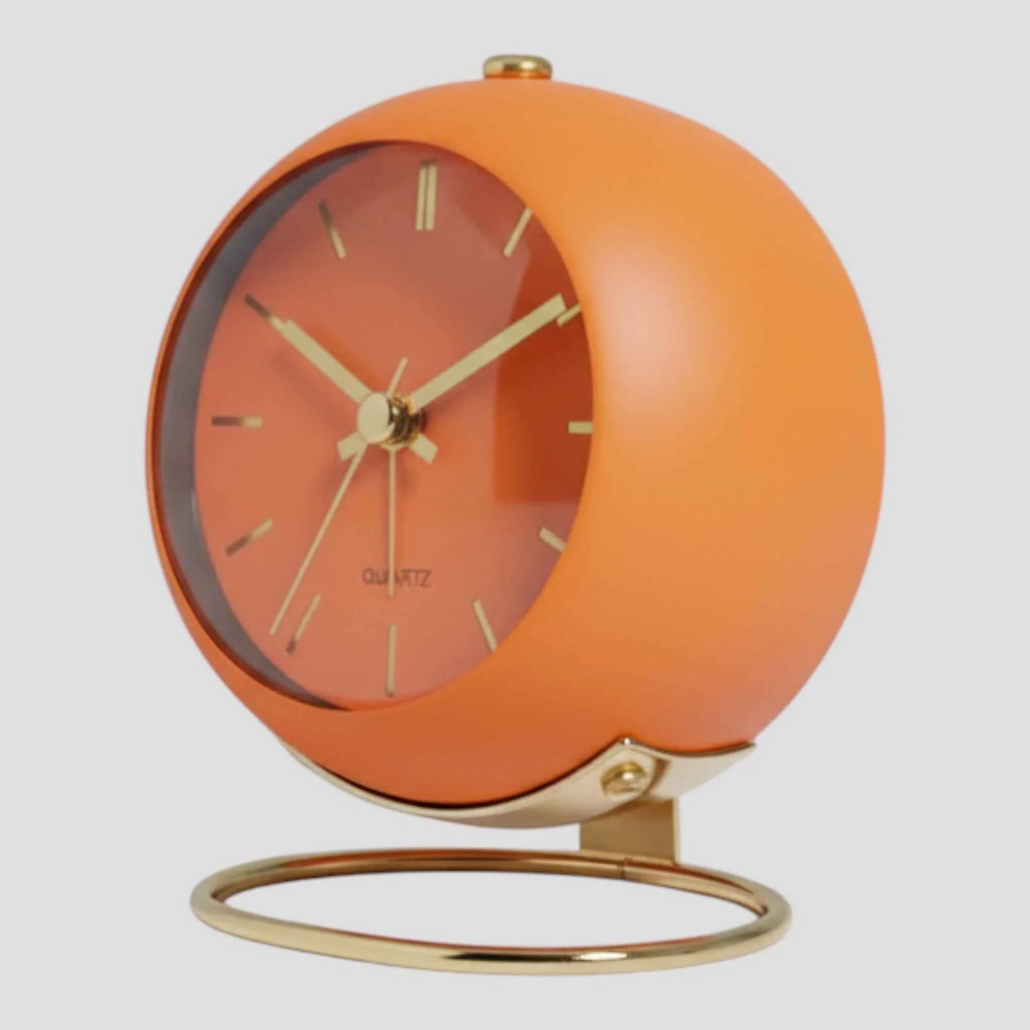 Sveglia da Scrivania Al Quarzo Silenzioso - Orologio da Tavolo Vintage per Camera da Letto/Ufficio