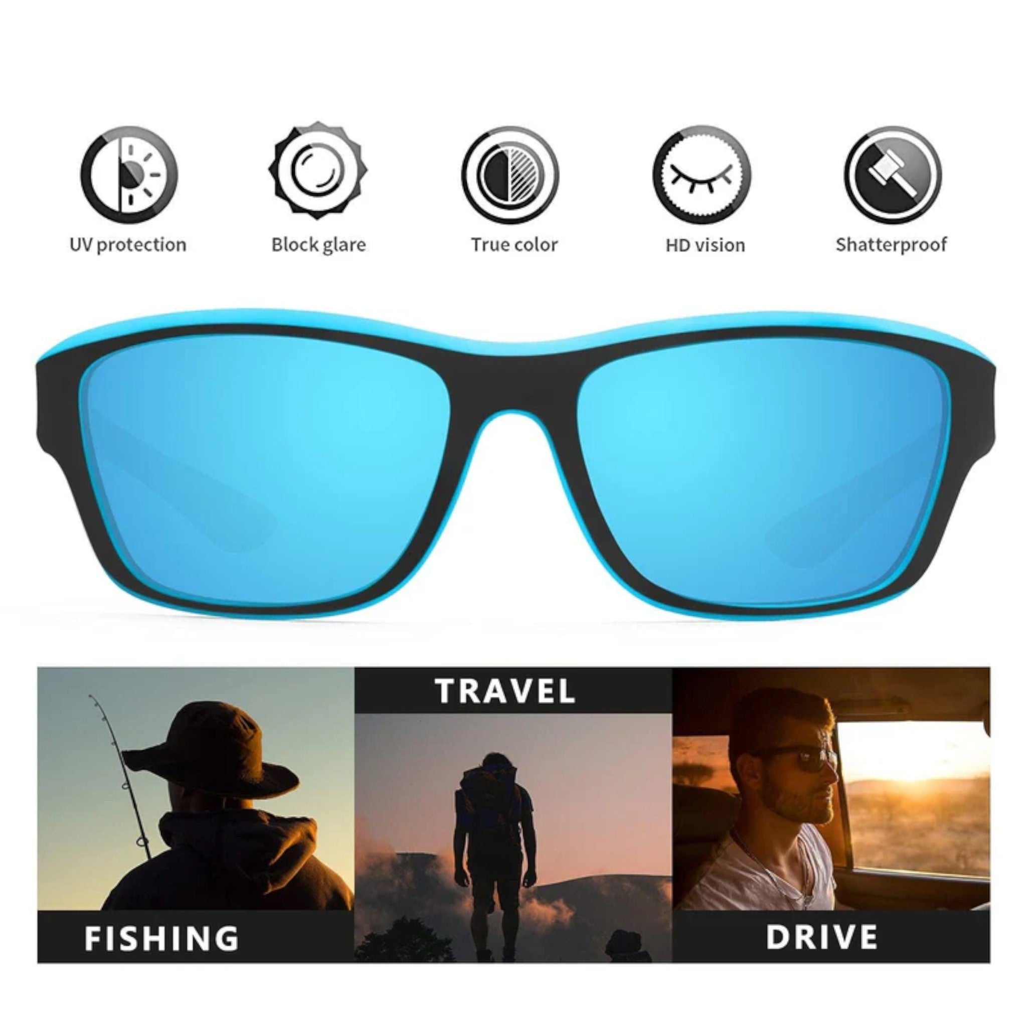 Lunettes de soleil professionnelles (1+1 GRATUIT) Uomo - - gratuit lunettes lunettes soleil Old (Google) old_google professionnelles soleil sunglasses uomo - Concept Palermo