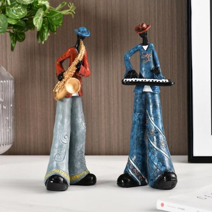 I musicisti di Handmade Music Sides hanno messo insieme la loro band - - band Decor figurines handmade hanno home & garden home decor insieme messo music musicisti - Concept Palermo