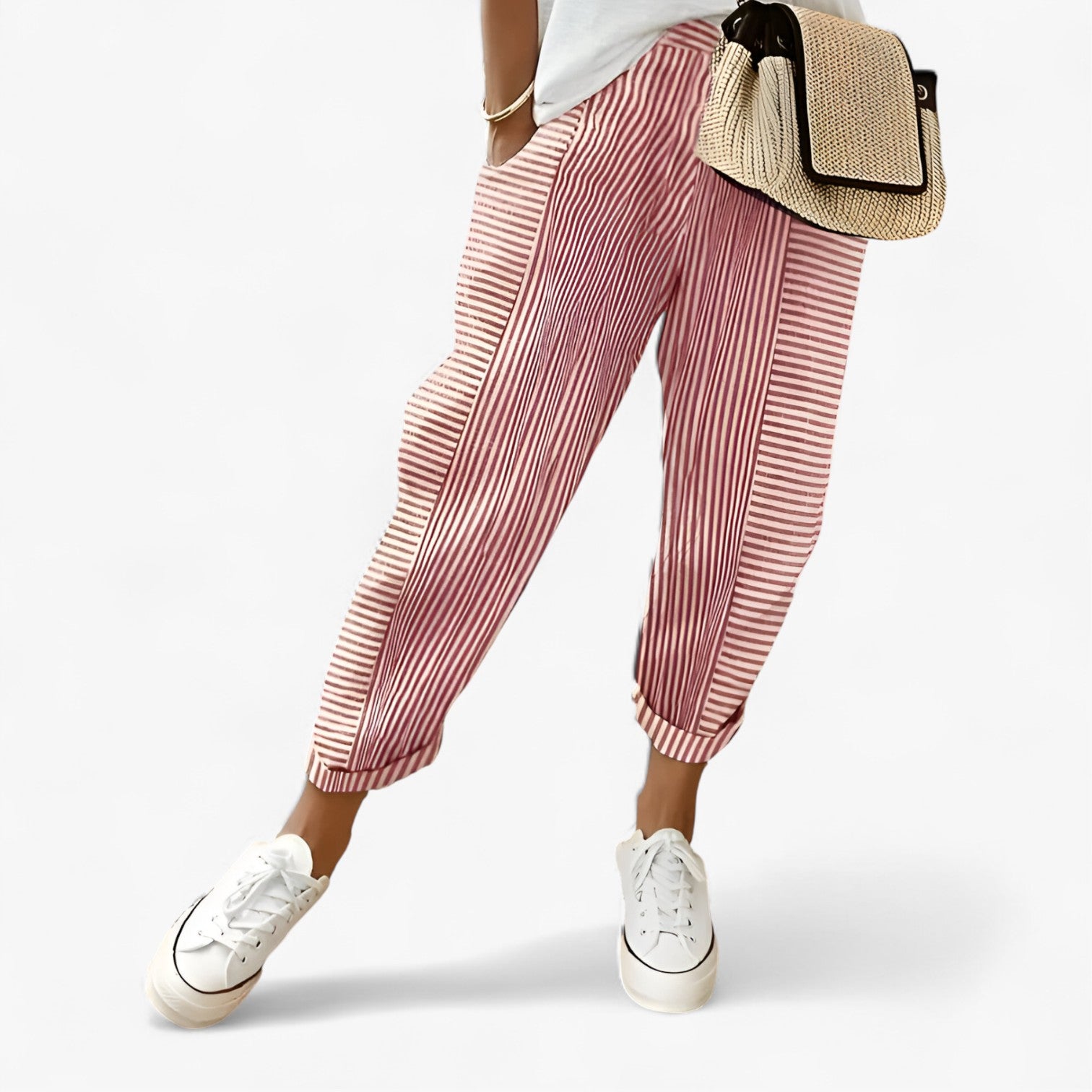 Flödande Stil för Varma Dagar Pelle - Rosa chiaro - dagar flödande flödande stil pants pelle stil varma - Concept Palermo