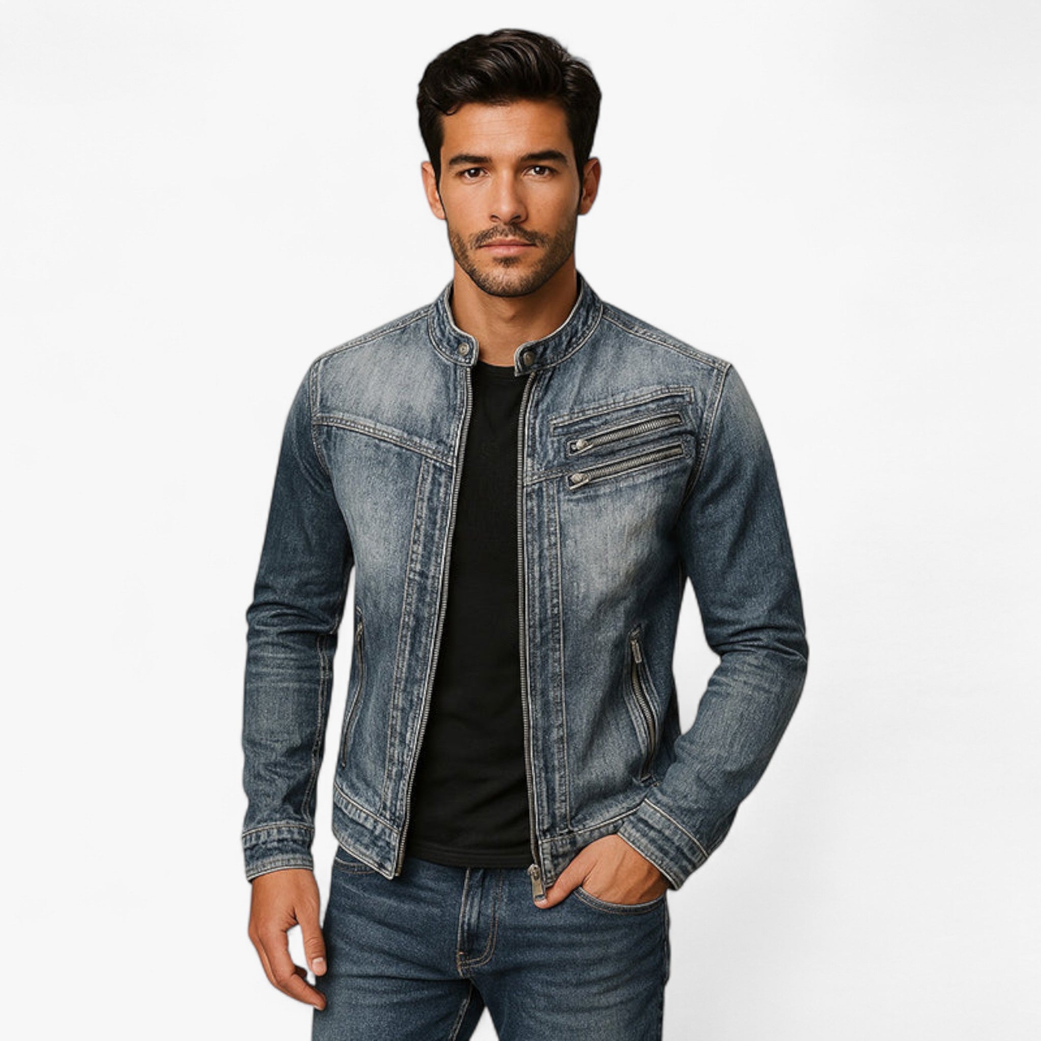 Giacca di Jeans Vintage Uomo - - giacca giacca jeans jeans MEN men's coats & jackets PR1351 uomo vintage - Concept Palermo