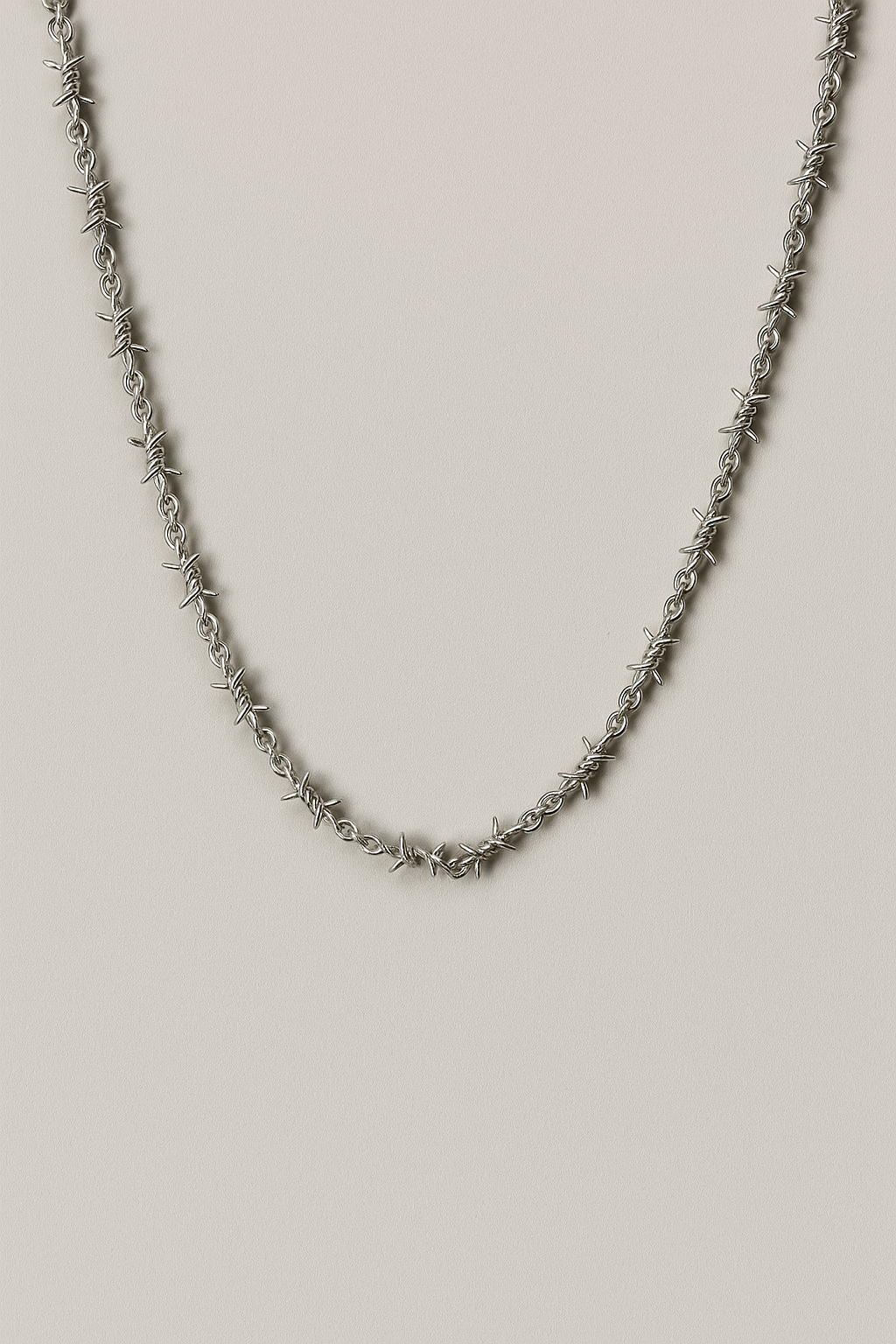 Recinzione in filo chain in acciaio colato Lana - Argento - acciaio chain colato filo jewelry lana mens accessory mens jhewelry necklace for men recinzione recinzione filo - Concept Palermo