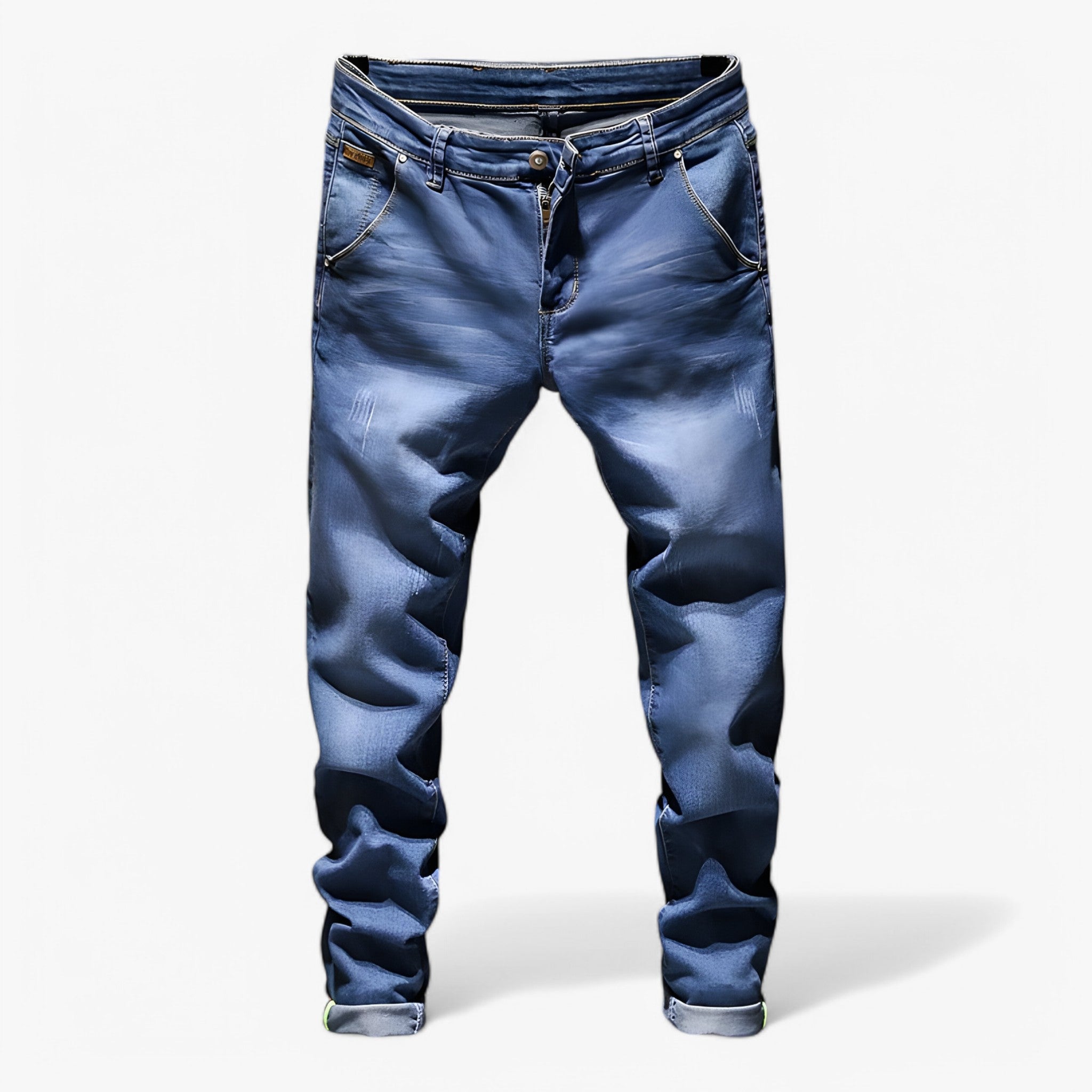 Pantaloni Denim Blu Vestibilità Perfetta - Blu chiaro - denim pantaloni pantaloni denim pants perfetta vestibilità - Concept Palermo