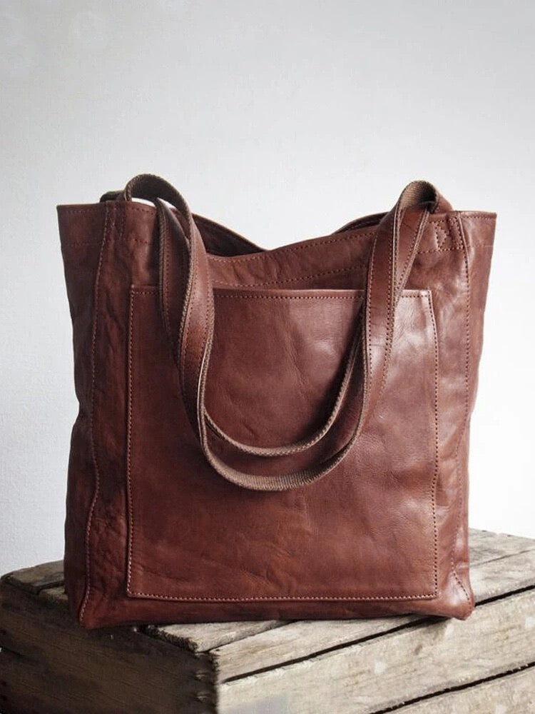 Nova - Borsa in pelle con chiusura a bottone e spazio extra Donna - - Acc bags borsa bottone chiusura donna extra new_for_google_may nova pelle Sale Womenbags - Concept Palermo