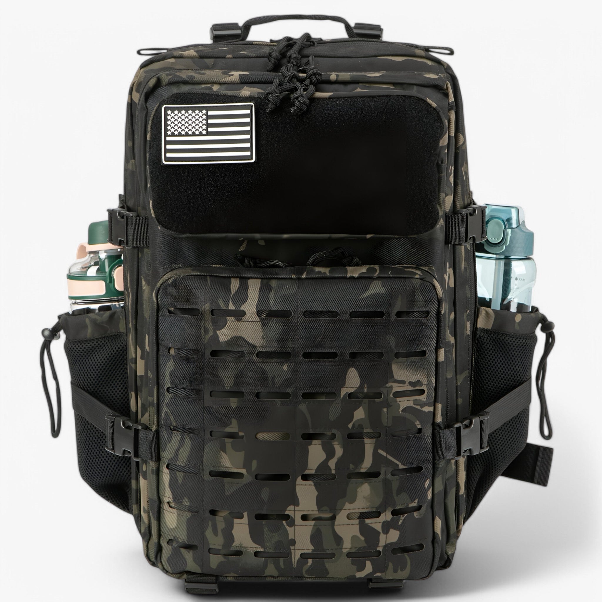 Zaino tattico - Duraturo eImpermeabile - 2.0 Nero Camo - Backpacks bags duraturo eimpermeabile hiking backpacks tattico zaino zaino tattico - Concept Palermo