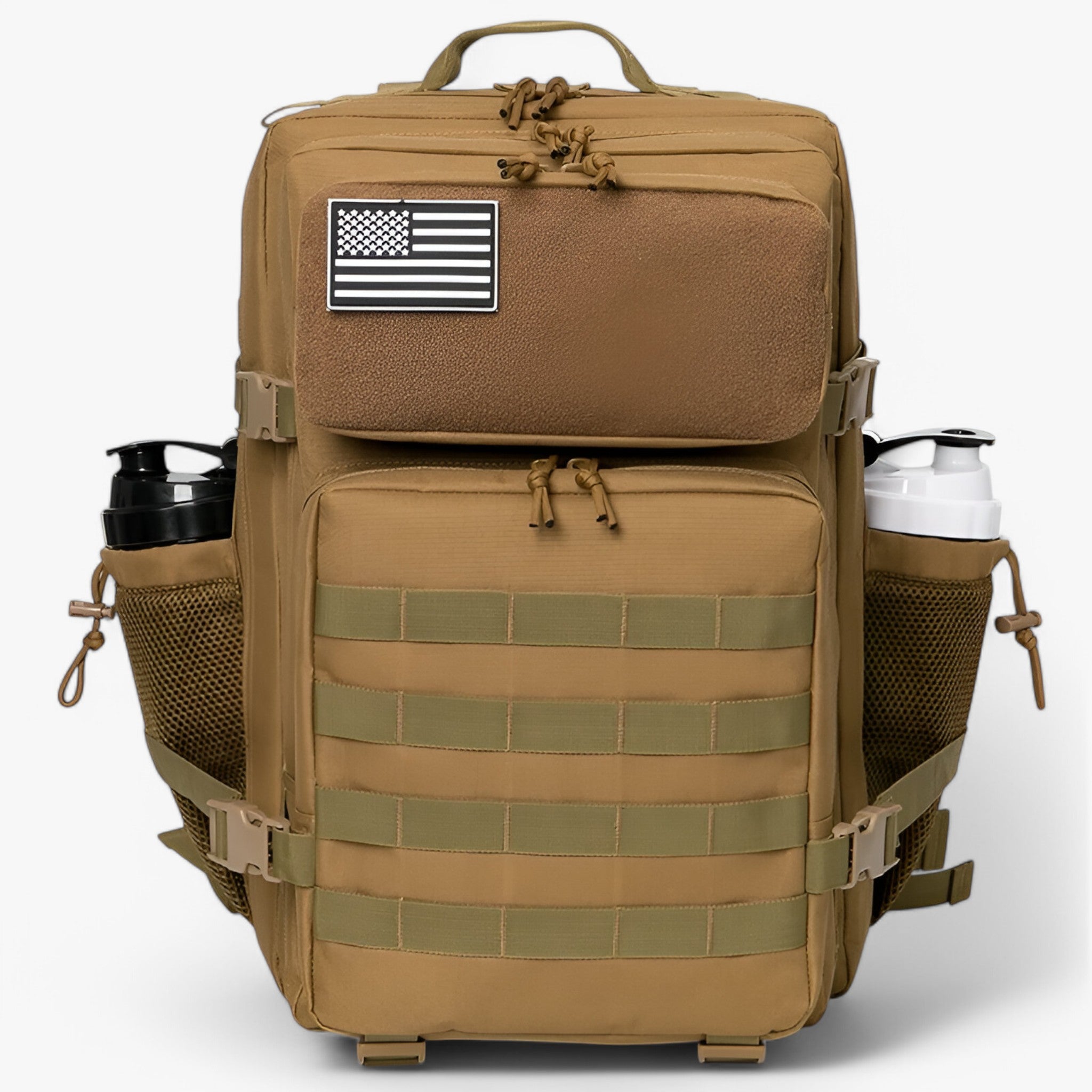 Zaino tattico - Duraturo eImpermeabile - 1.0 Khaki - Backpacks bags duraturo eimpermeabile hiking backpacks tattico zaino zaino tattico - Concept Palermo