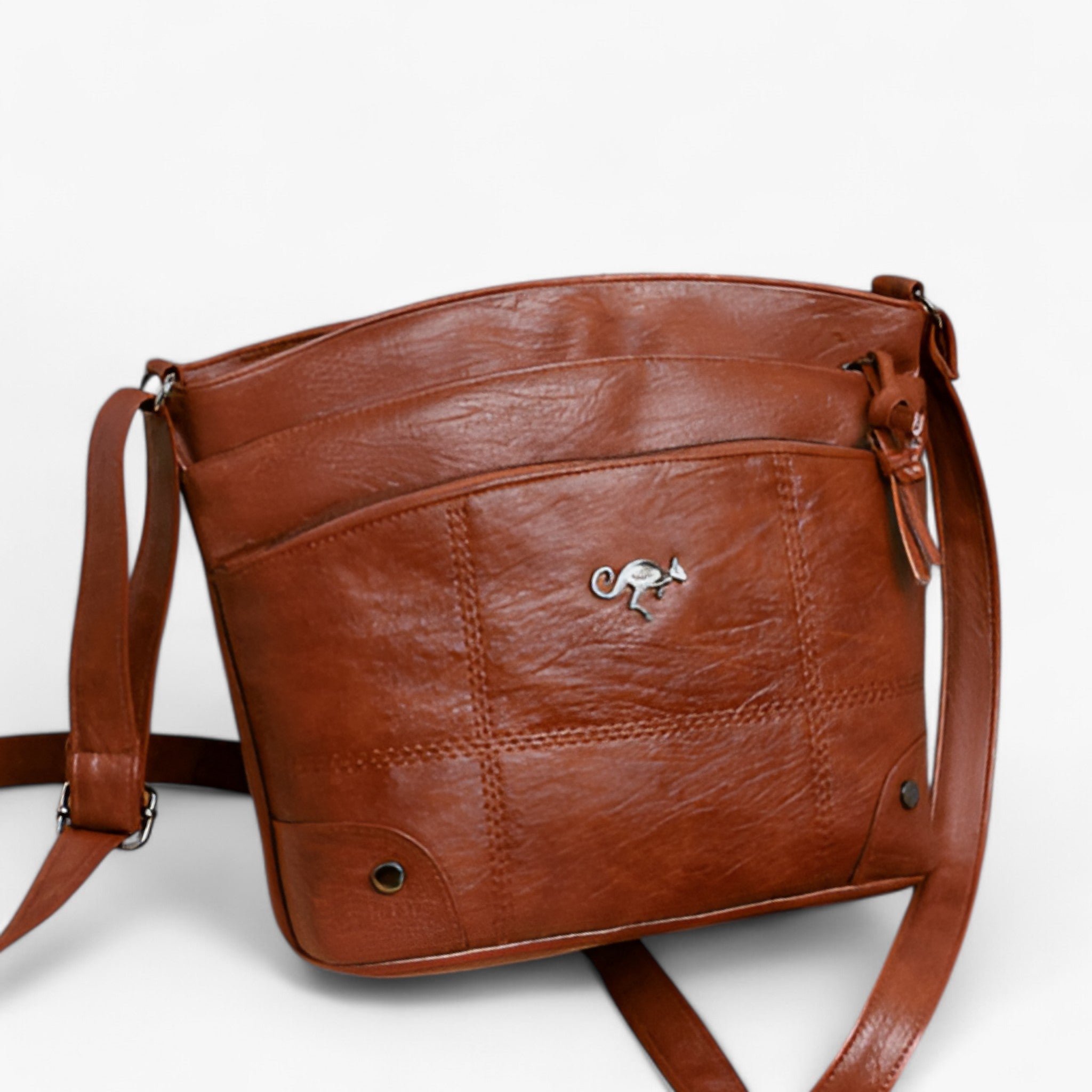 Toli™ - Borsa a tracolla in pelle vintage - Marrone | Quasi esaurito - bags borsa Old (Google) old_google pelle toli tracolla vintage - Concept Palermo
