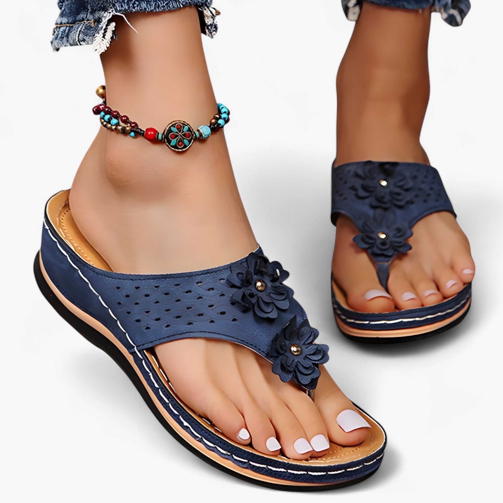 Sandalias elegantes y cómodas para mujer para verano - Varios colores, ligeras y transpirables