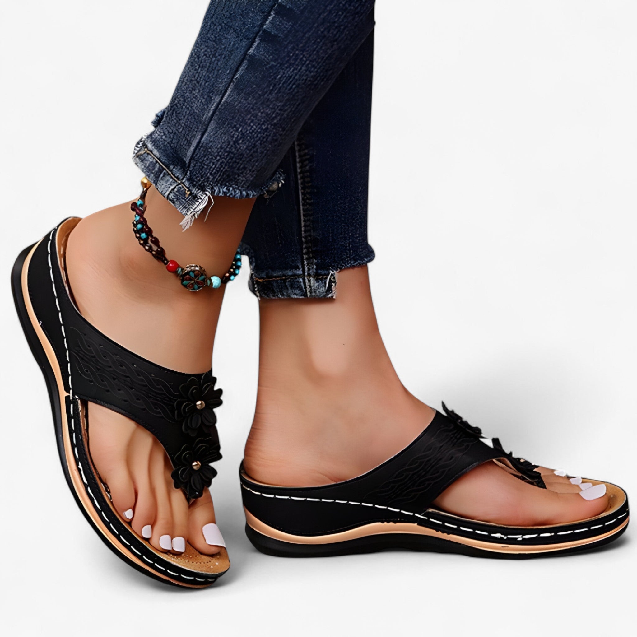 Sandalias elegantes y cómodas para mujer para verano - Varios colores, ligeras y transpirables