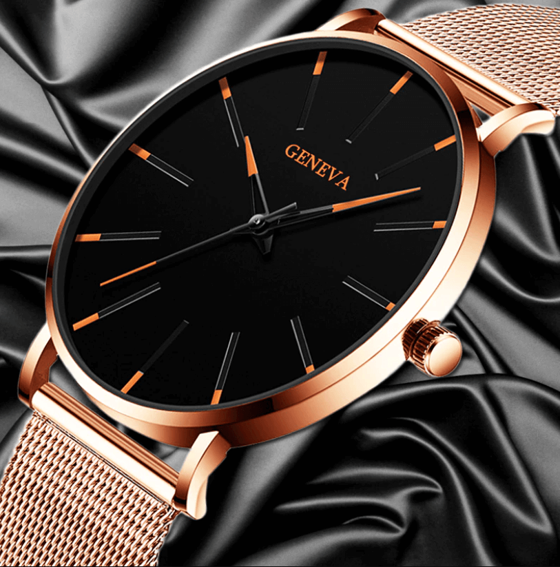 Montre Homme Geneva Quartz Ultra-Fine Argent Acier Inoxydable Élégante Minimaliste 40mm - - acier BFCM business cross-from-marche-lino-15830596419933 Exclusief-tag geneva geneva montre homme inoxydable mince montre New-google new_for_google_may Watches - Concept Palermo