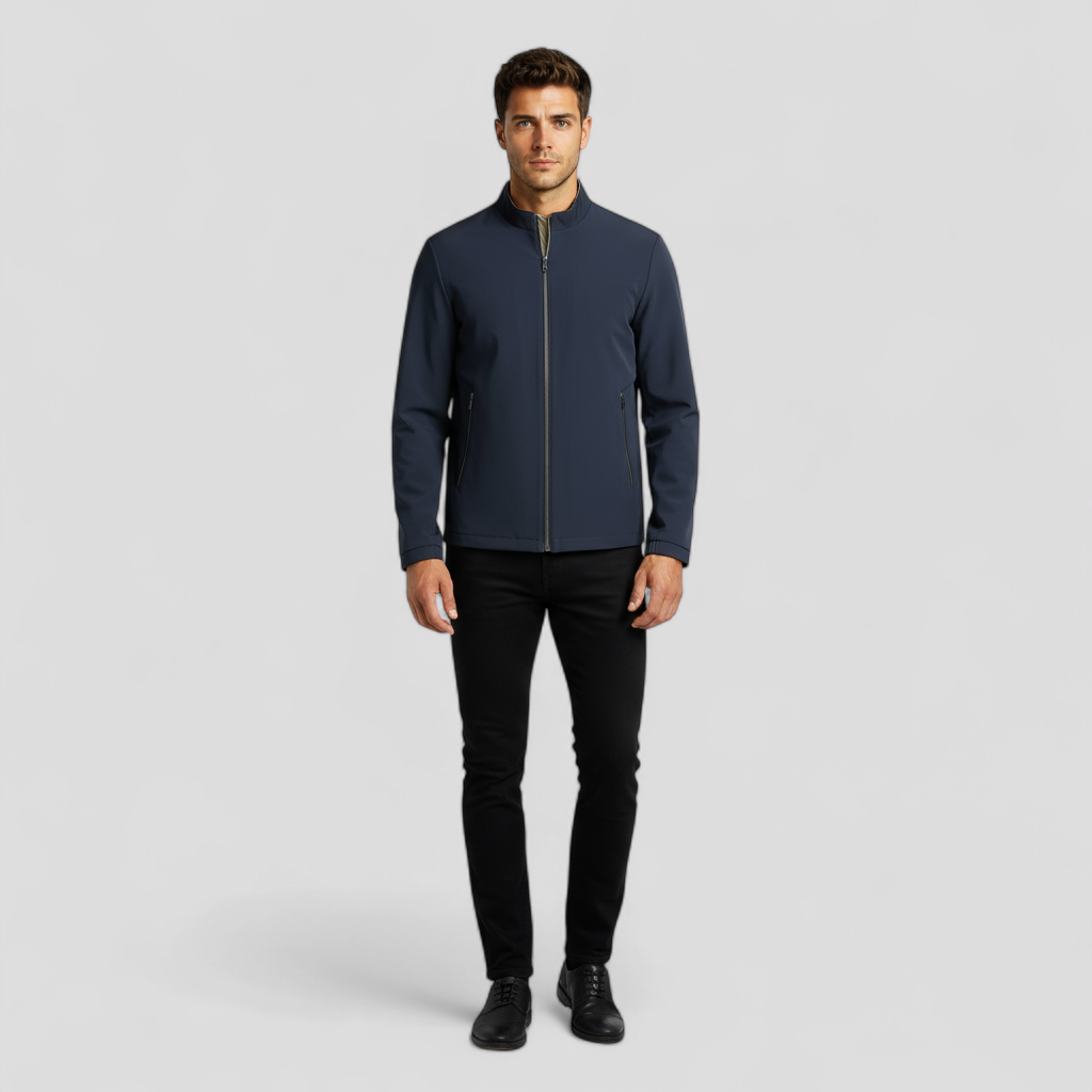 Giacca Uomo Casual Leggera per Primavera Autunno, Elegante e Confortevole - - abbigliamento casual abbigliamento stagionale autunno casual giacca giacca alta qualità giacca autunno giacca collo stand giacca elegante giacca primavera giacca uomo giacca versatile giubbotti da uomo primavera uomo - Concept Palermo