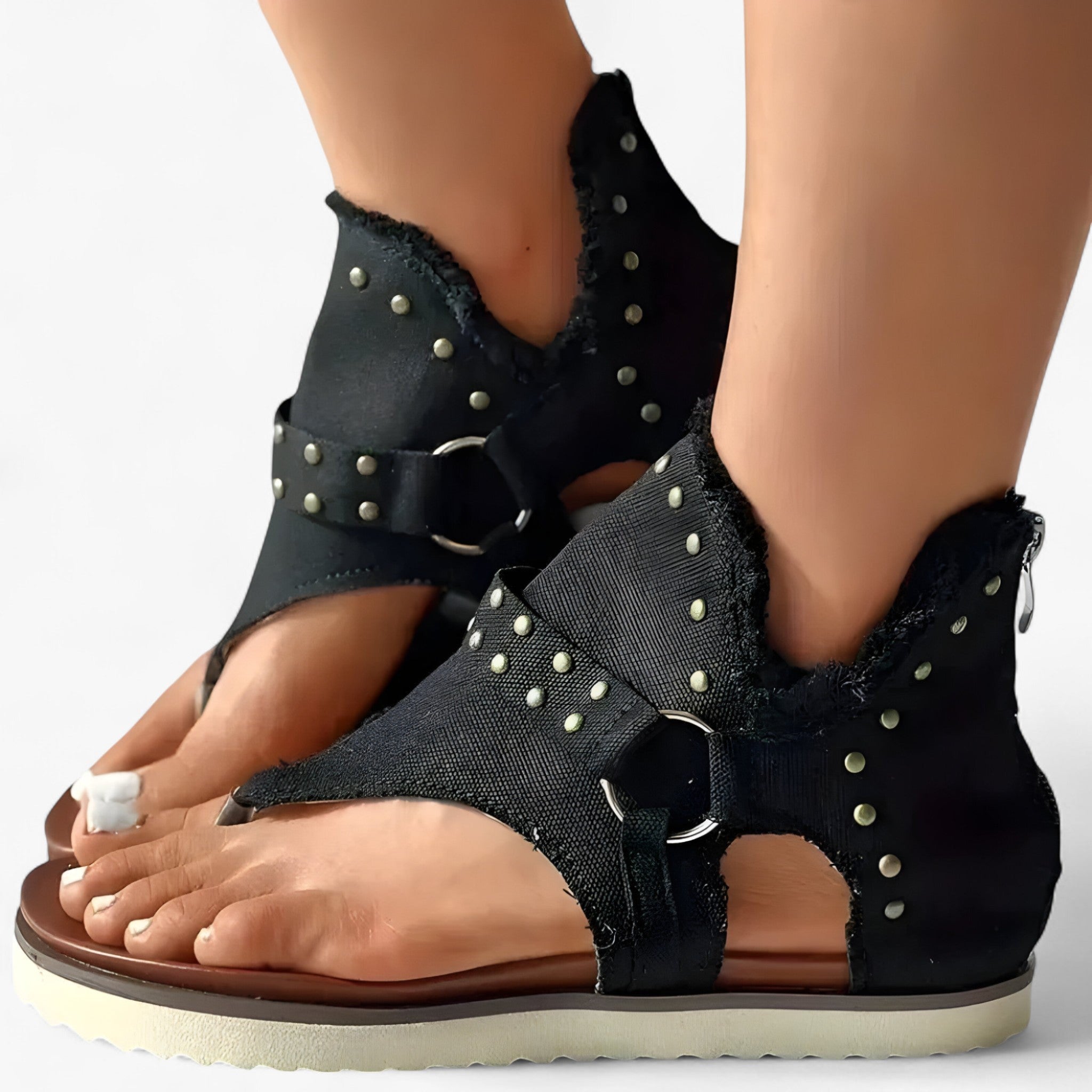 Sandalias bajas de mezclilla - tendencia y cómodas para hombre
