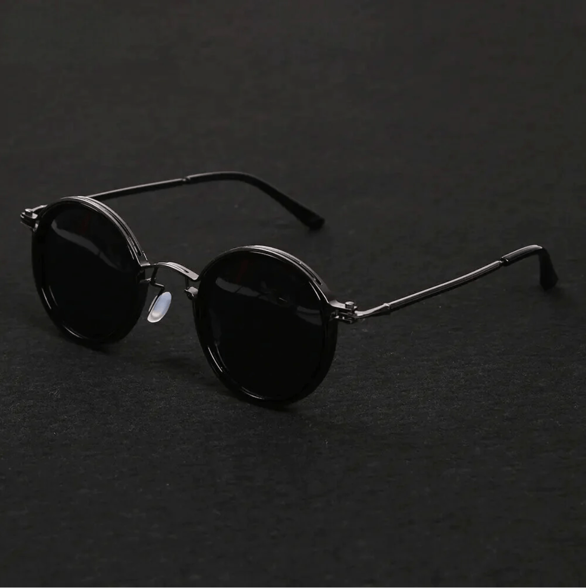 Occhiali da Sole Acetato Nero Design Moderno - Nero - acetato design Fashion Sunglasses occhiali occhiali sole sole sunglasses - Concept Palermo