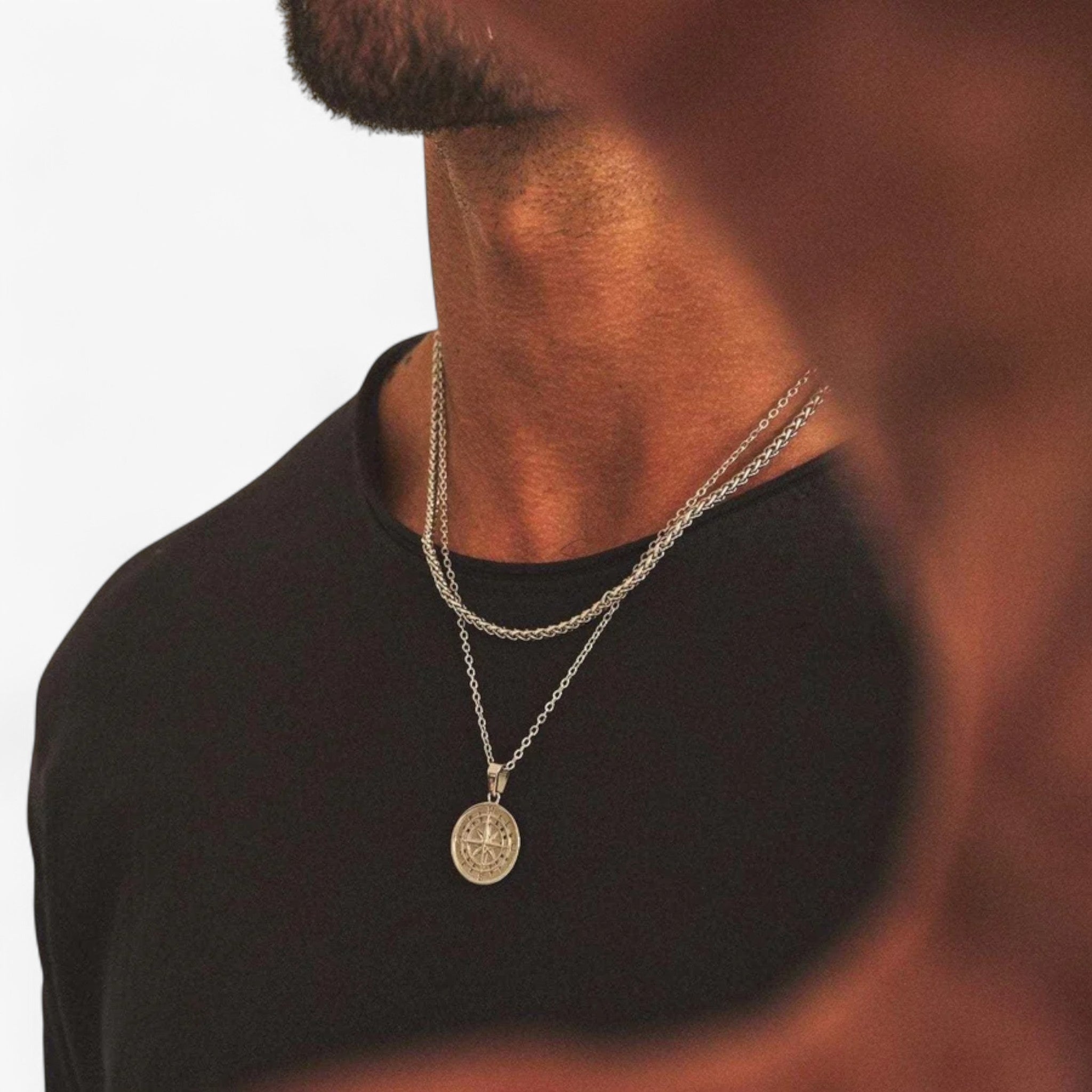 Collane a strati per uomini Vnox Uomo - - collane collane strati jewelry necklace NECKLACES necklaces for men Pendant Necklaces strati uomini uomo vnox - Concept Palermo