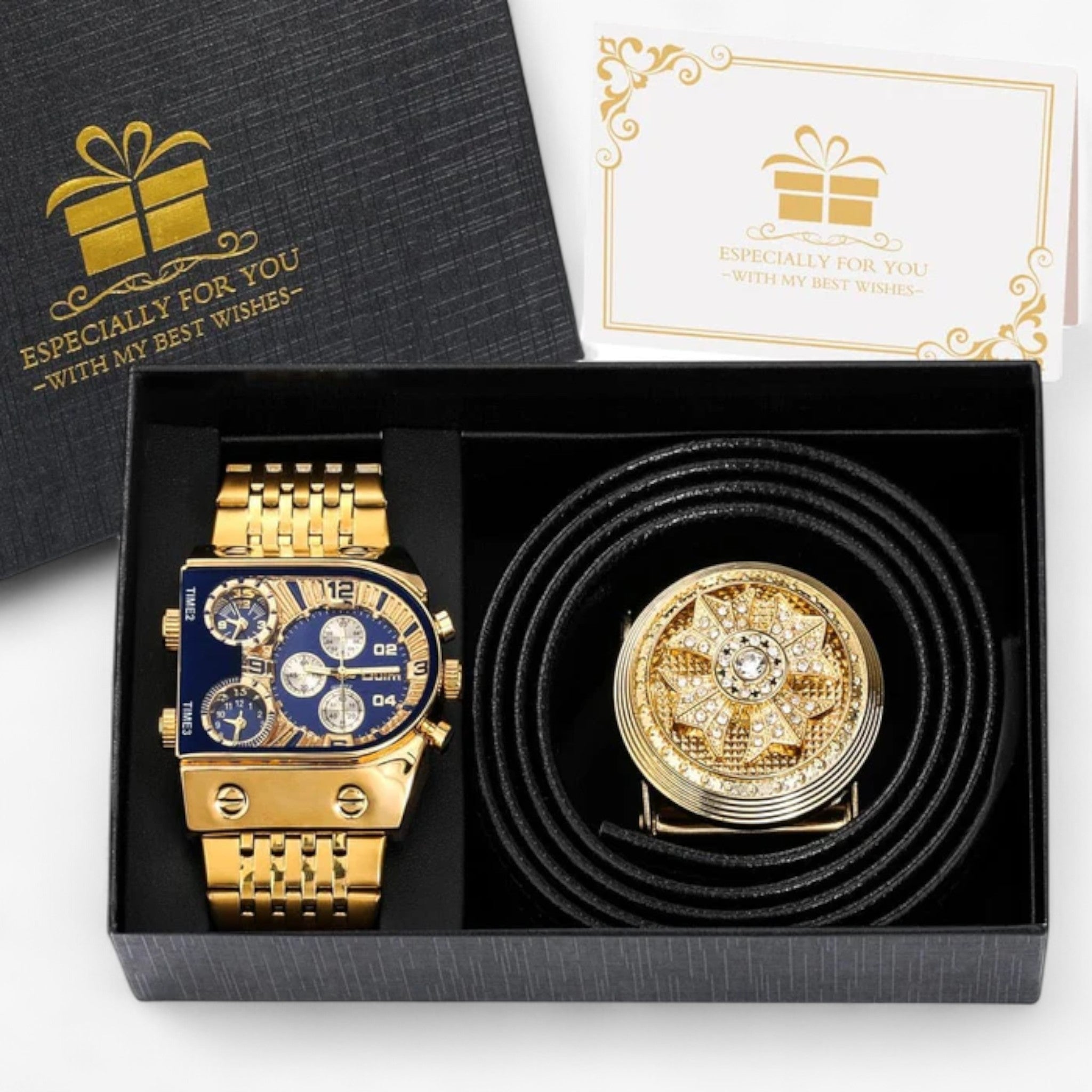 Orologio Automatico Uomo Oro 18K con Diamanti - Lusso e Prestigio - Fibbia blu + stella - orologio orologio uomo uomo Watches WATCHES FOR MEN - Concept Palermo