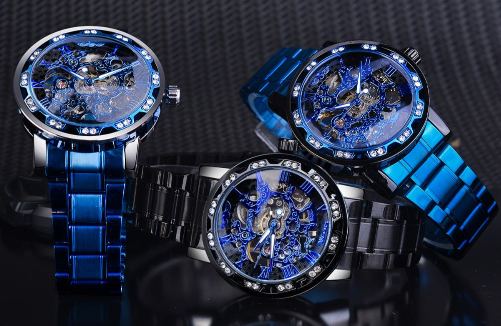 Orologio Automatico Uomo Elegante Argento Acciaio Inox - Classico e Versatile - - mode new_for_google_may orologio orologio uomo uomo Watches - Concept Palermo