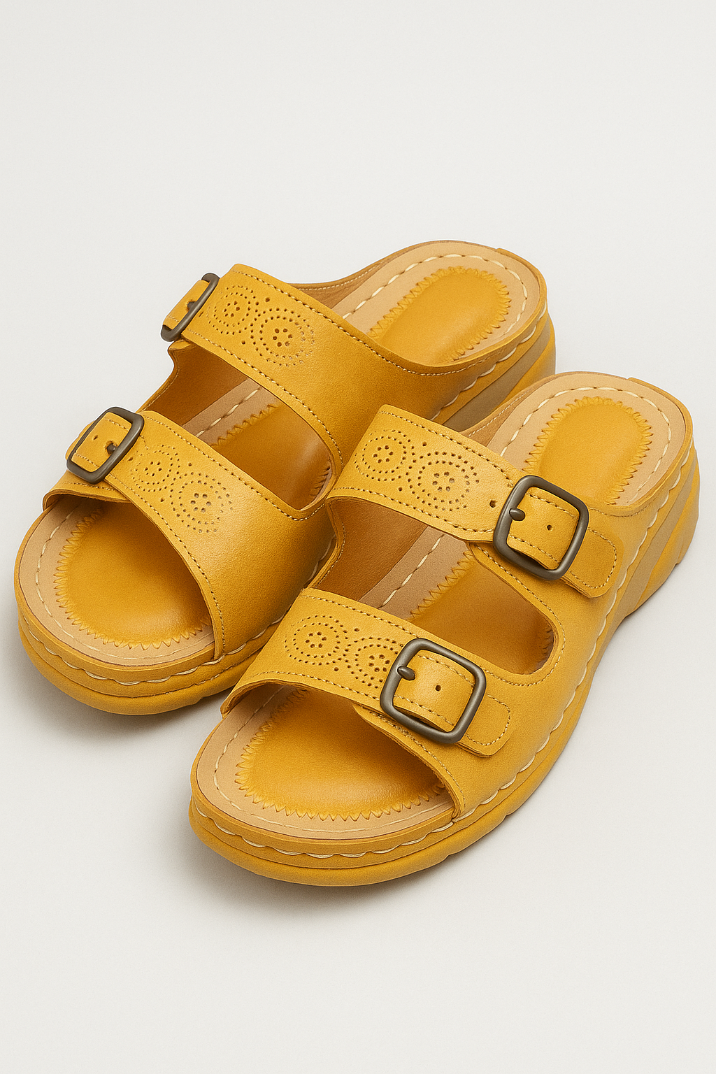 Sandali Ortopedici Uomo Estivi Leggeri Traspiranti Comfort per Diabetici e Piedi Sensibili - Giallo - attacchi comodità estiva New Arrivals ortopedici sandali sandali ortopedici Sandals Spring/Summer uomo Women Women shoes - Concept Palermo
