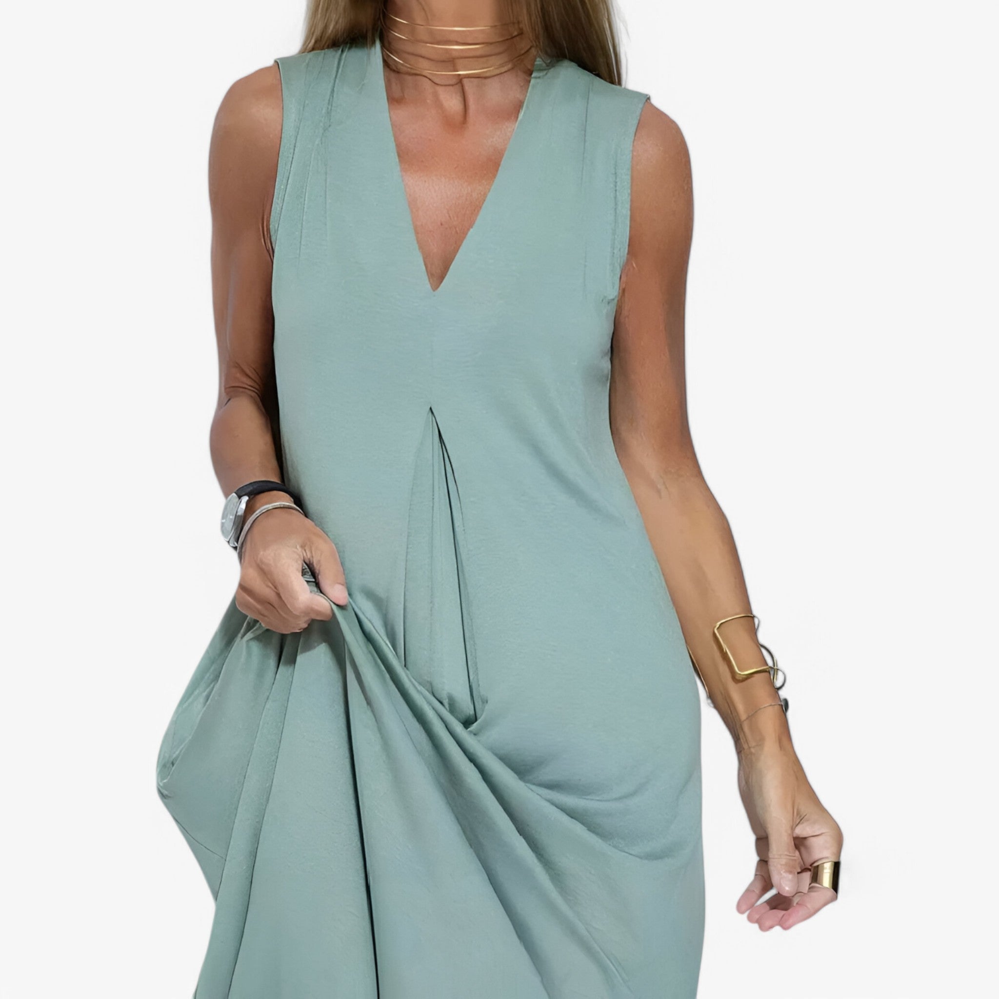 Abito lungo con cardigan in omaggio - Chic e confortevole Donna - - abito abito cardigan cardigan chic confortevole donna dresses omaggio - Concept Palermo