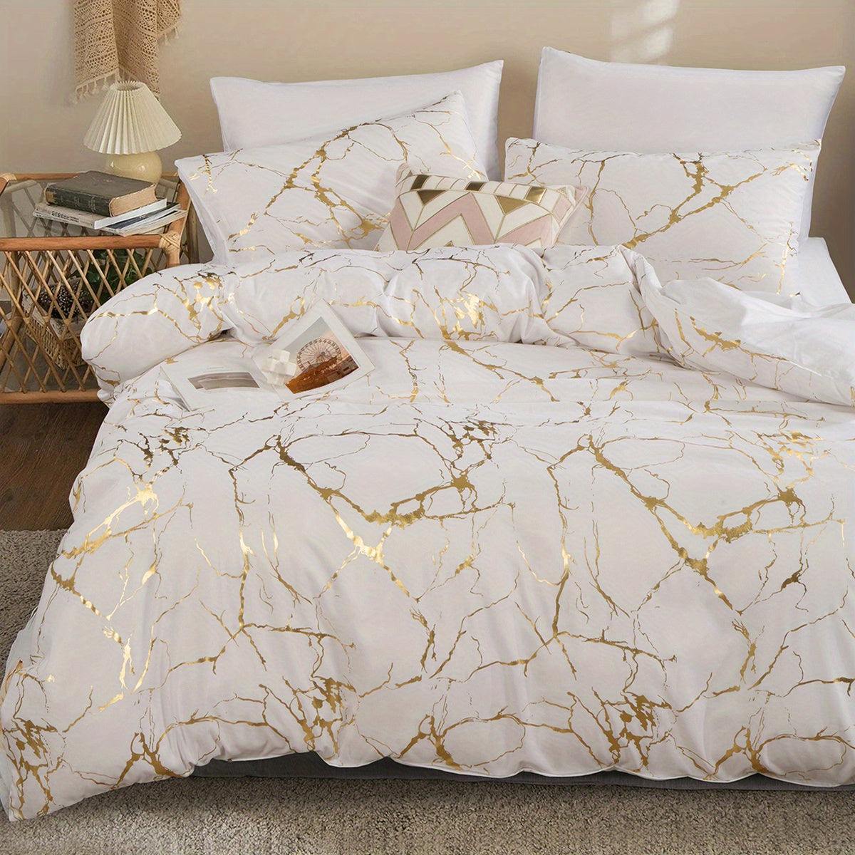 Set Lenzuola Raso di Lusso Uomo, Morbido e Confortevole - Bianco - bedsheets Home home & garden lenzuola lenzuola raso raso uomo - Concept Palermo