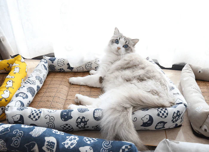 Tappetino rinfrescante estivo per animali domestici - quadrato multicolore raffreddante - - animali cooling bed for pets domestici estivo multicolore pet bed pet beds pets & supplies quadrato raffreddante rinfrescante - Concept Palermo