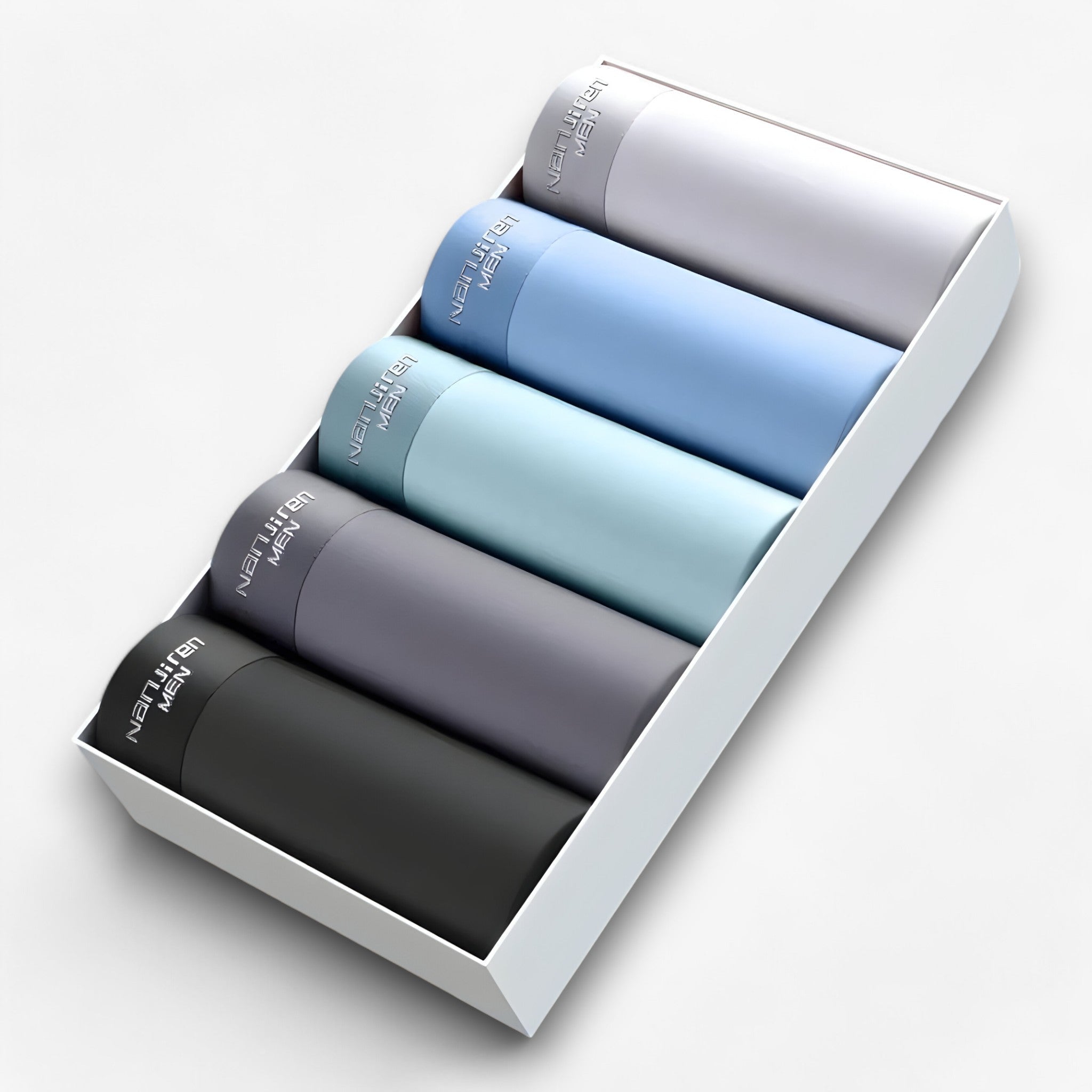 Slip Uomo Seta Premium 10 Pezzi - Morbidi, Traspiranti, Senza Cuciture per Comfort Superiore - Nero-grigio-verde-azzurro chiaro-grigio chiaro - cuciture leo | slip da uomo - traspirante e senza cuciture (5+5 gratis) - € seta slip slip uomo traspirante uomo Zeer aanbevolen-tag - Concept Palermo