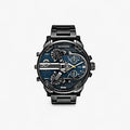 Analoog herenhorloge met quartz-uurwerk, metalen band en multifunctionele wijzerplaat